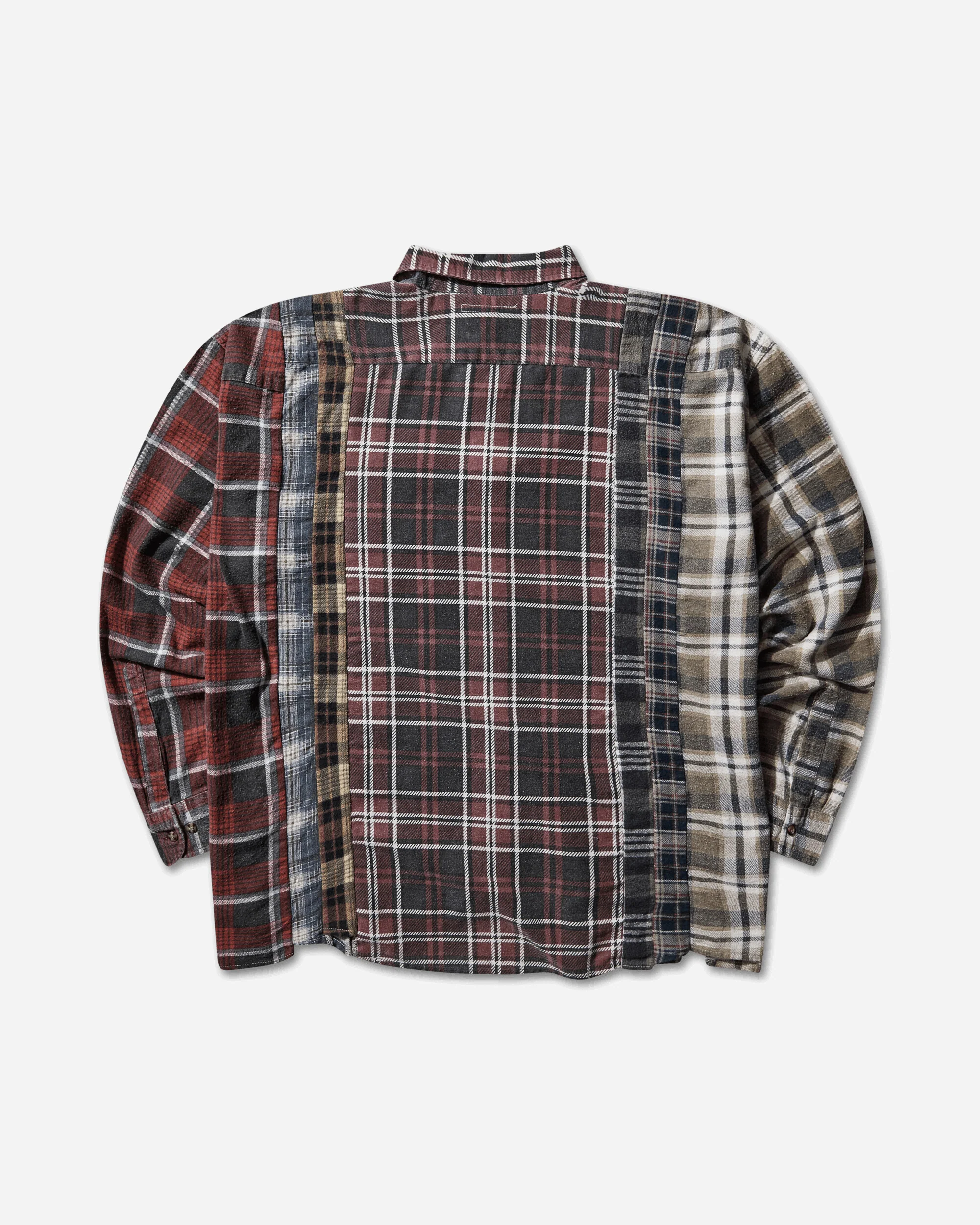 Men's 7 Cuts Wide Flannel Shirt Multicolor - Image 2