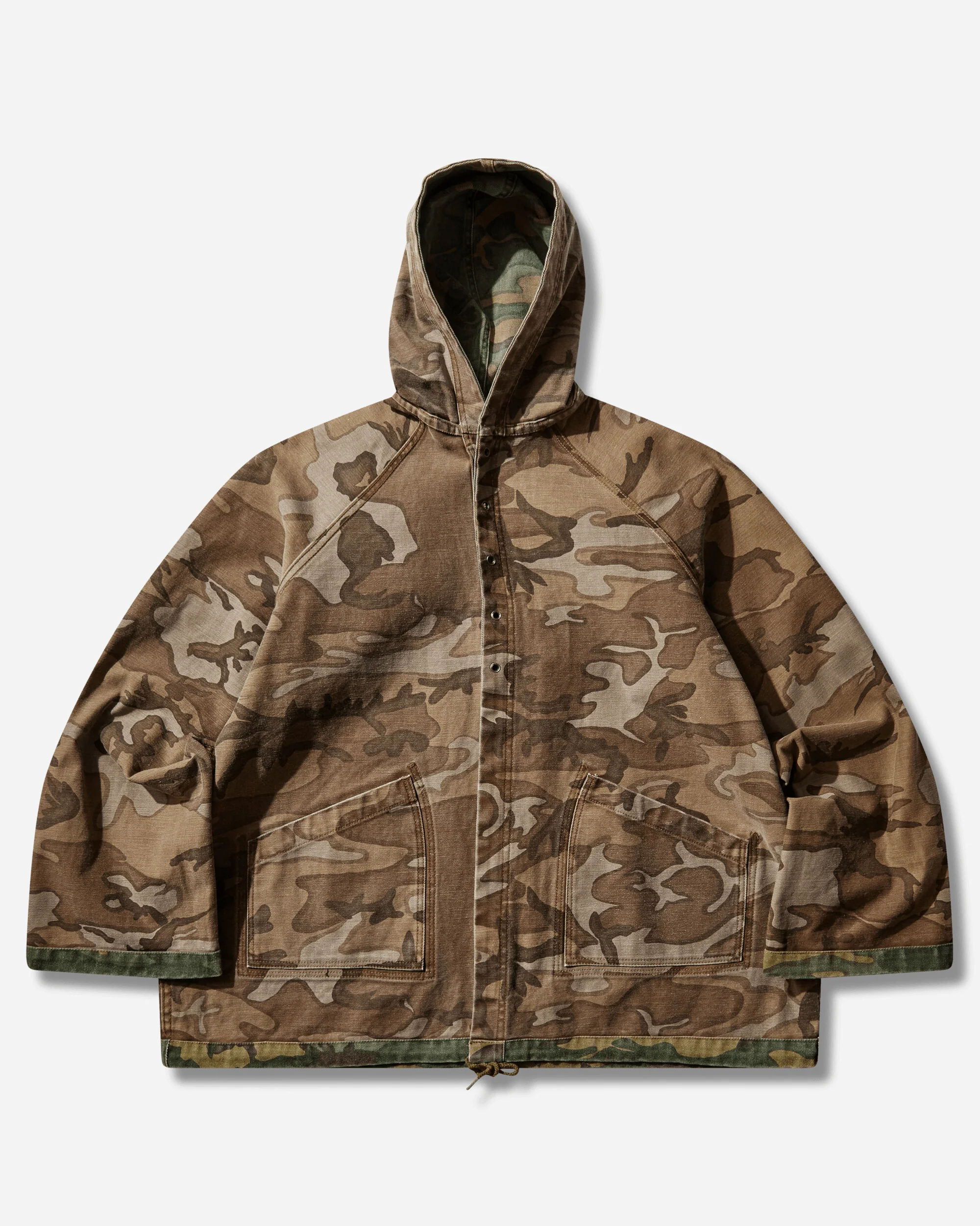 Men's Reversible Hooded Coat Camo - Image 3