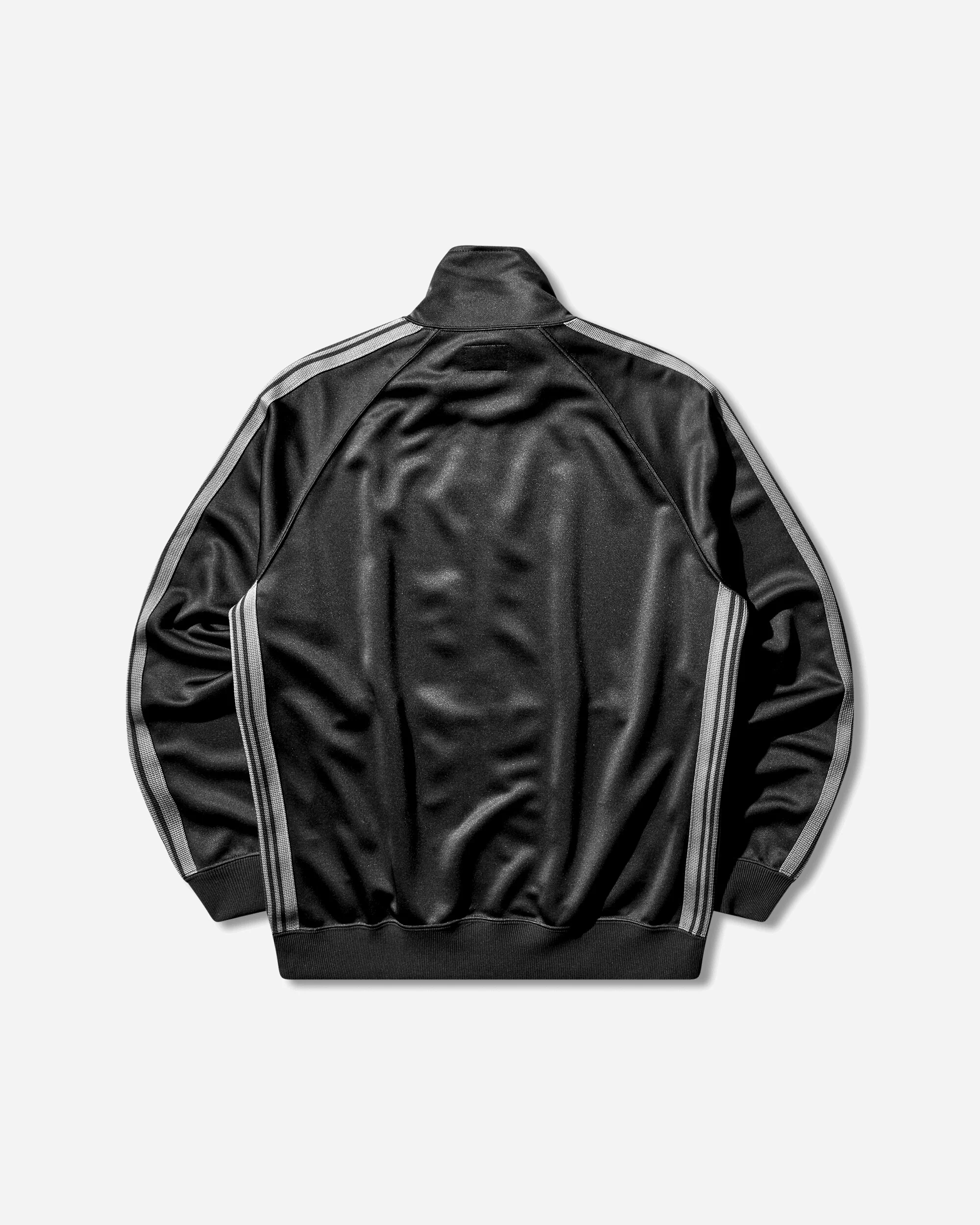 Men's Poly Smooth Track Jacket Charcoal - Image 2