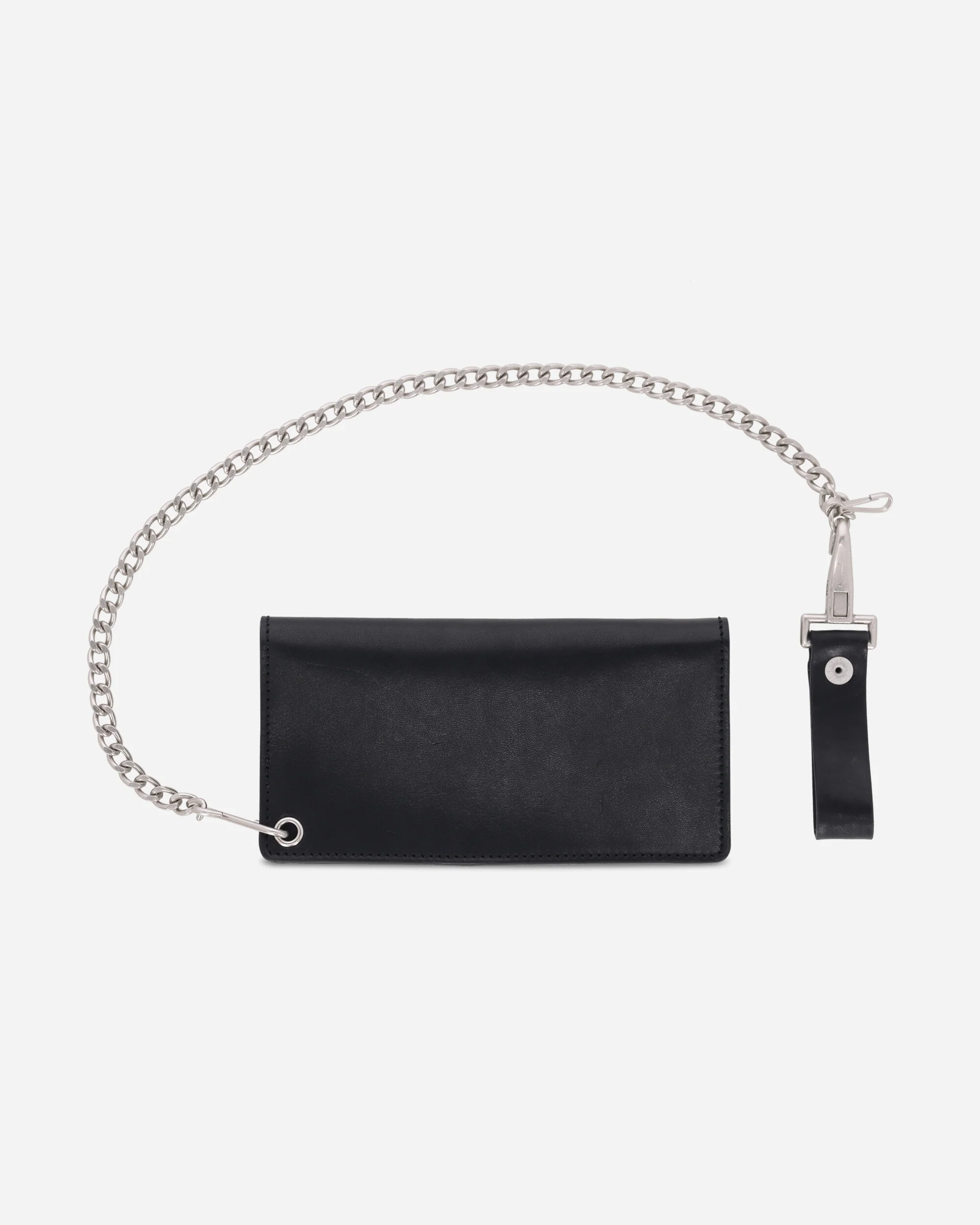 Leather Trucker Wallet Black - Image 3
