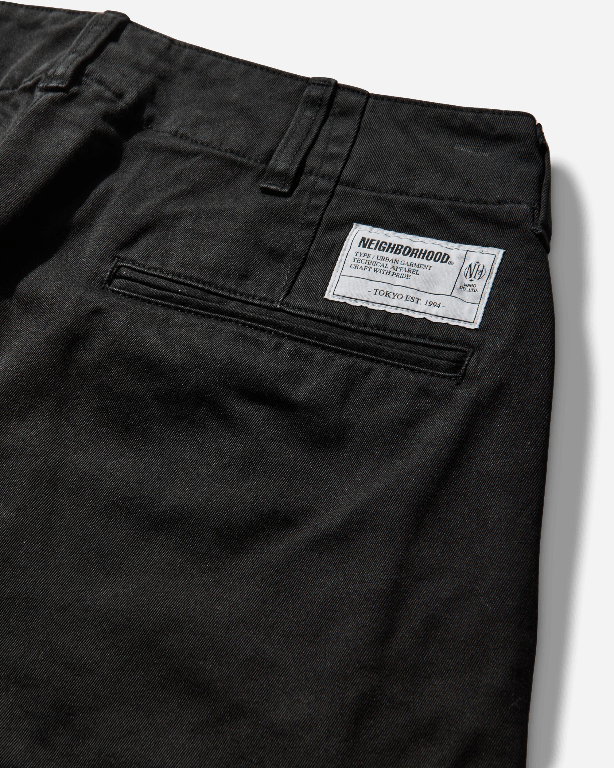 Men's Classic Chino Pants Black - Image 3