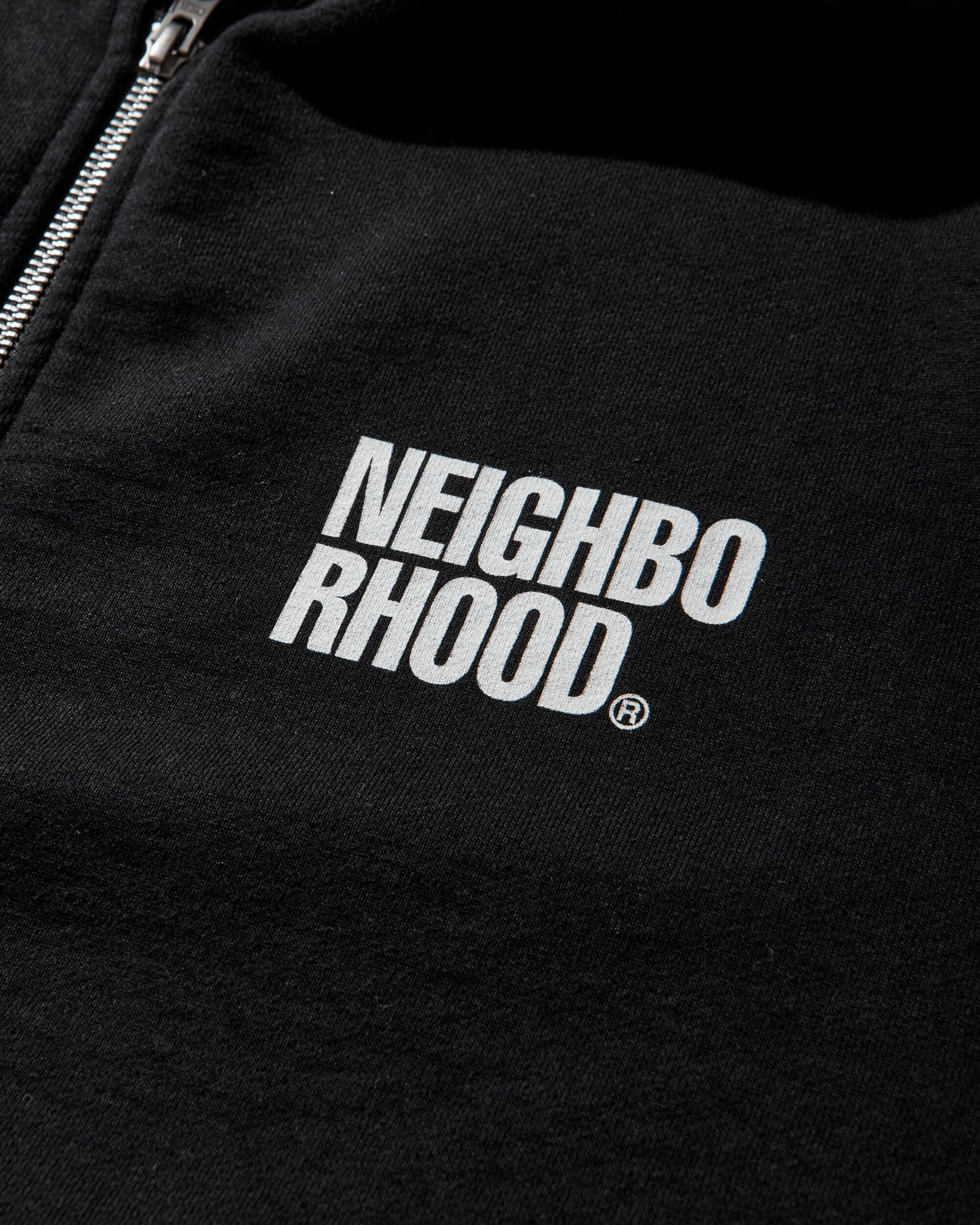 Men's Classic Sweat Zip Hoodie Black - Image 4