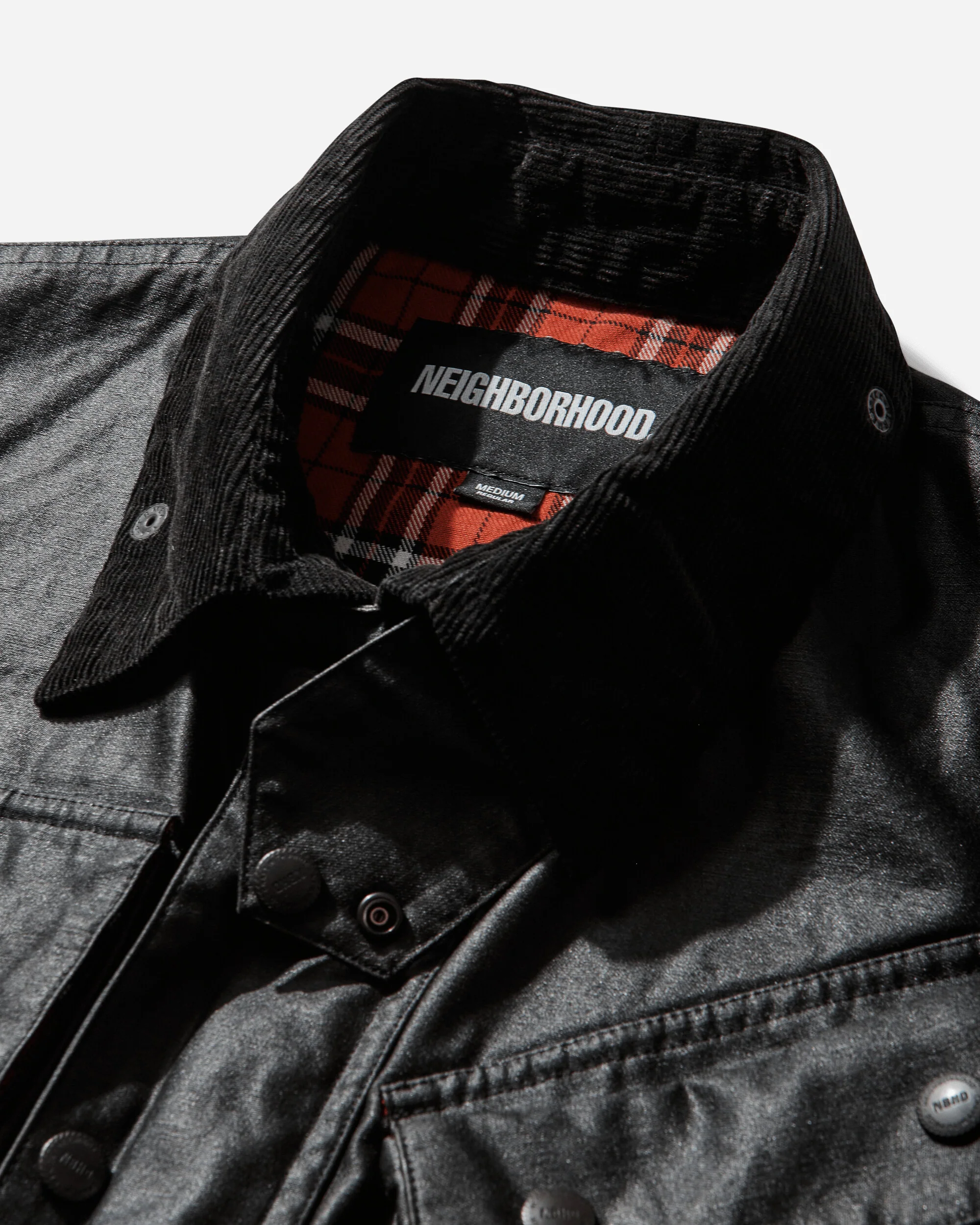 Men's Coated Field Jacket Black - Image 3