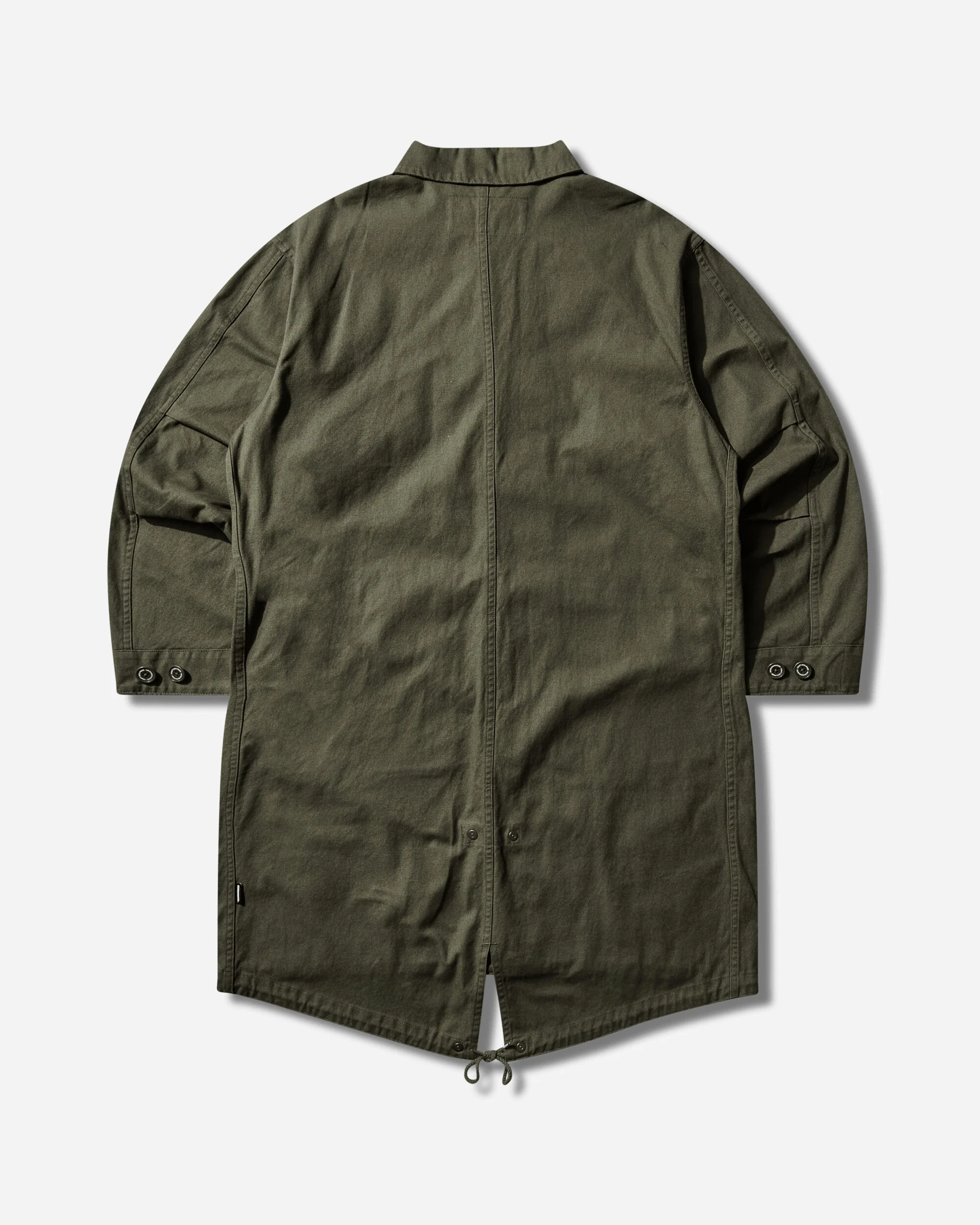 Men's Fishtail Field Coat Olive - Image 2