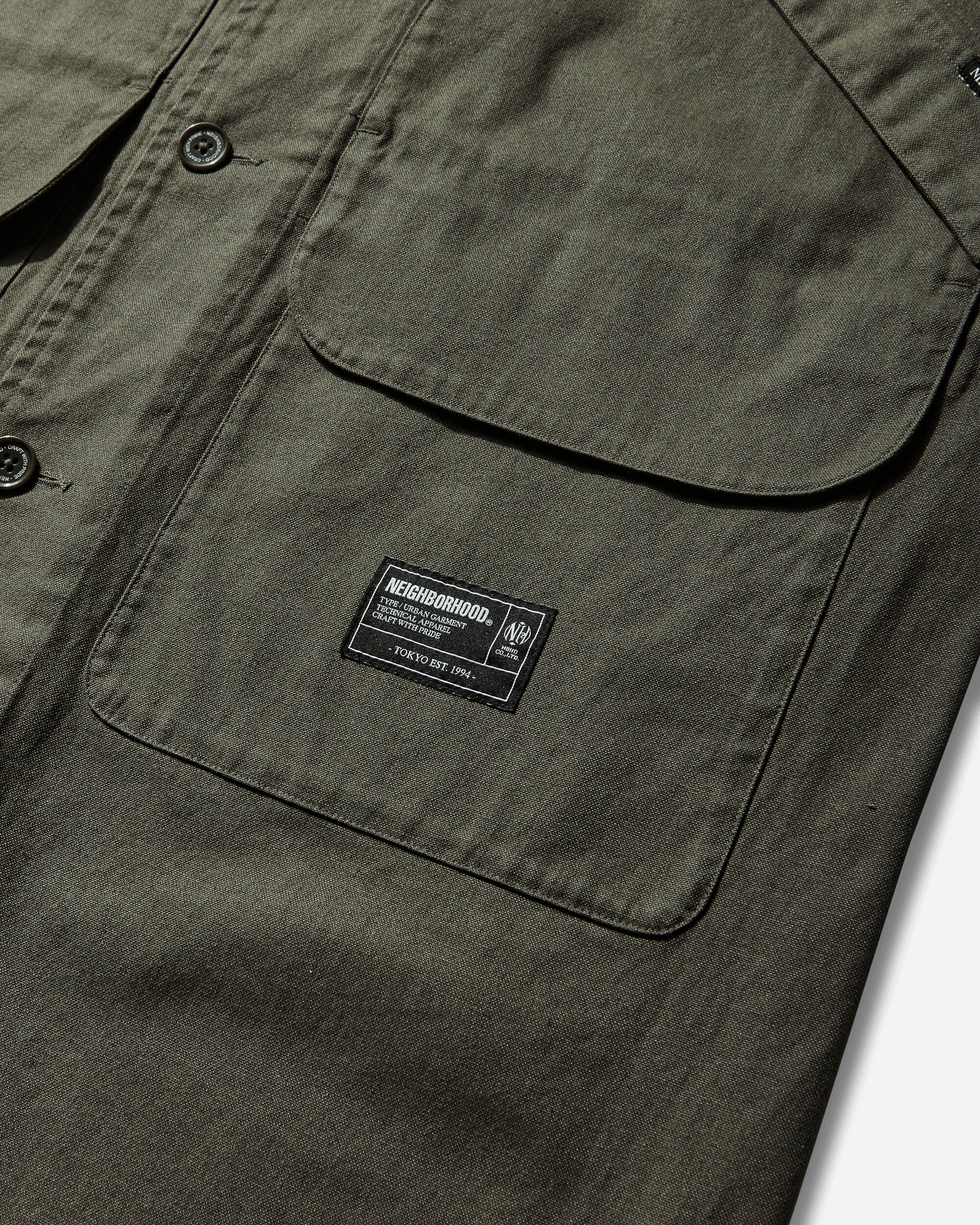Men's Fishtail Field Coat Olive - Image 3