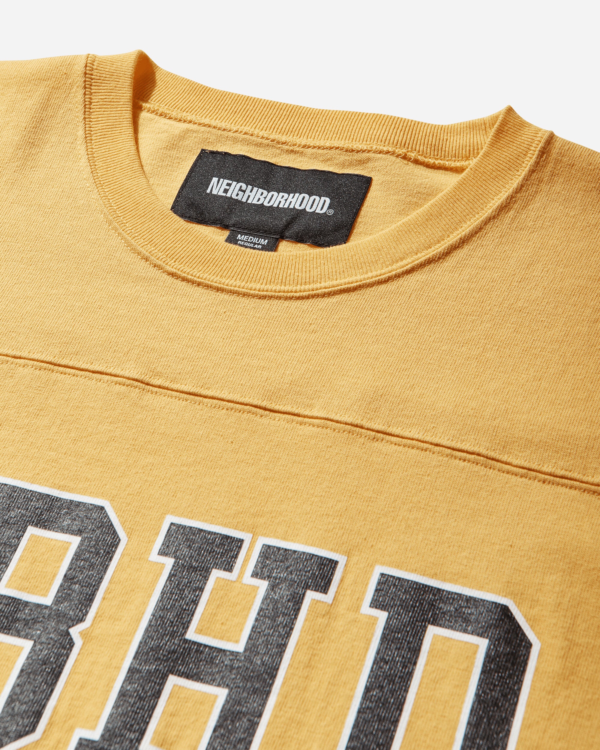 Men's Football Longsleeve Shirt Yellow - Image 4