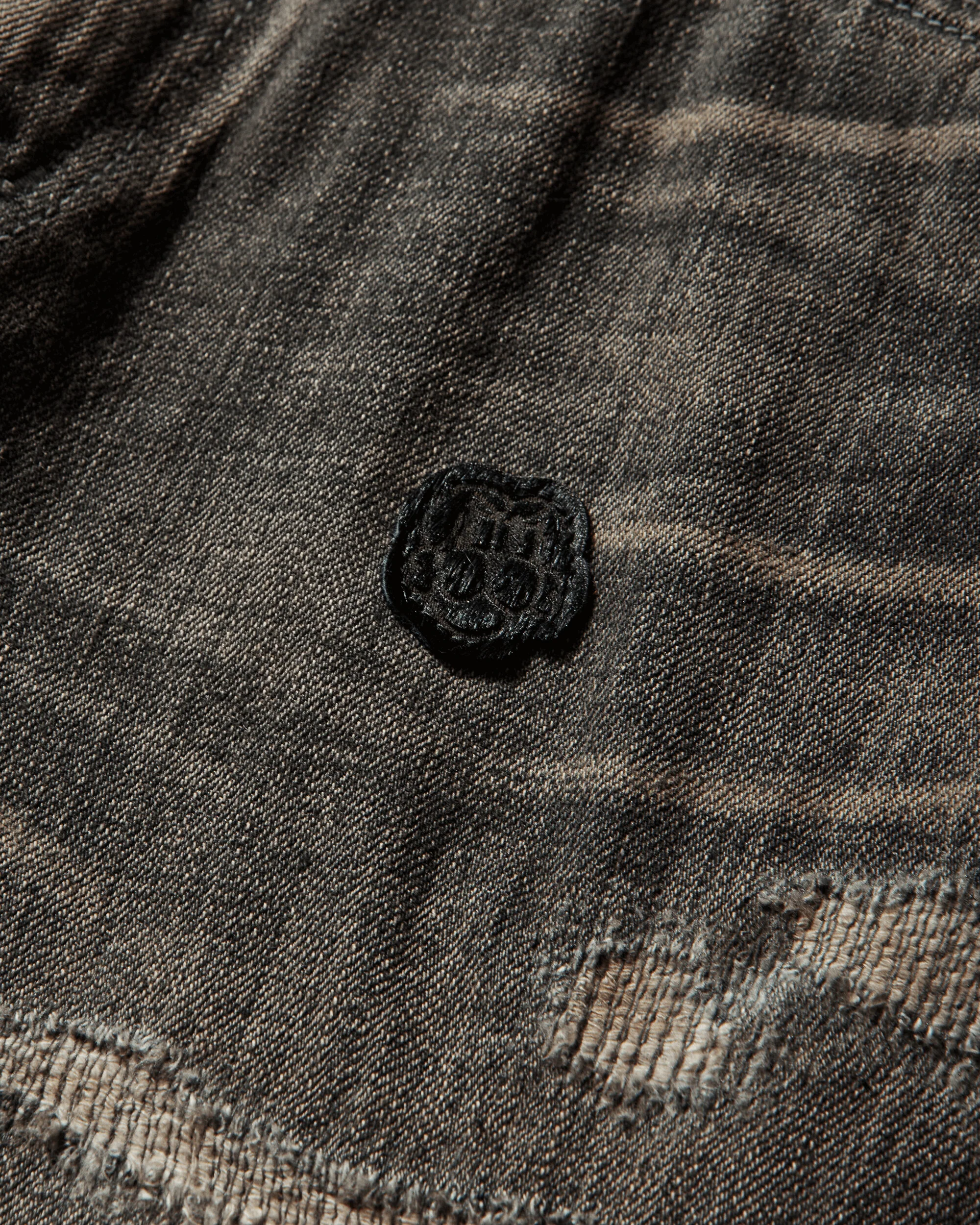 Men's CHITO Savage Denim DP Basic Pants Black - Image 4