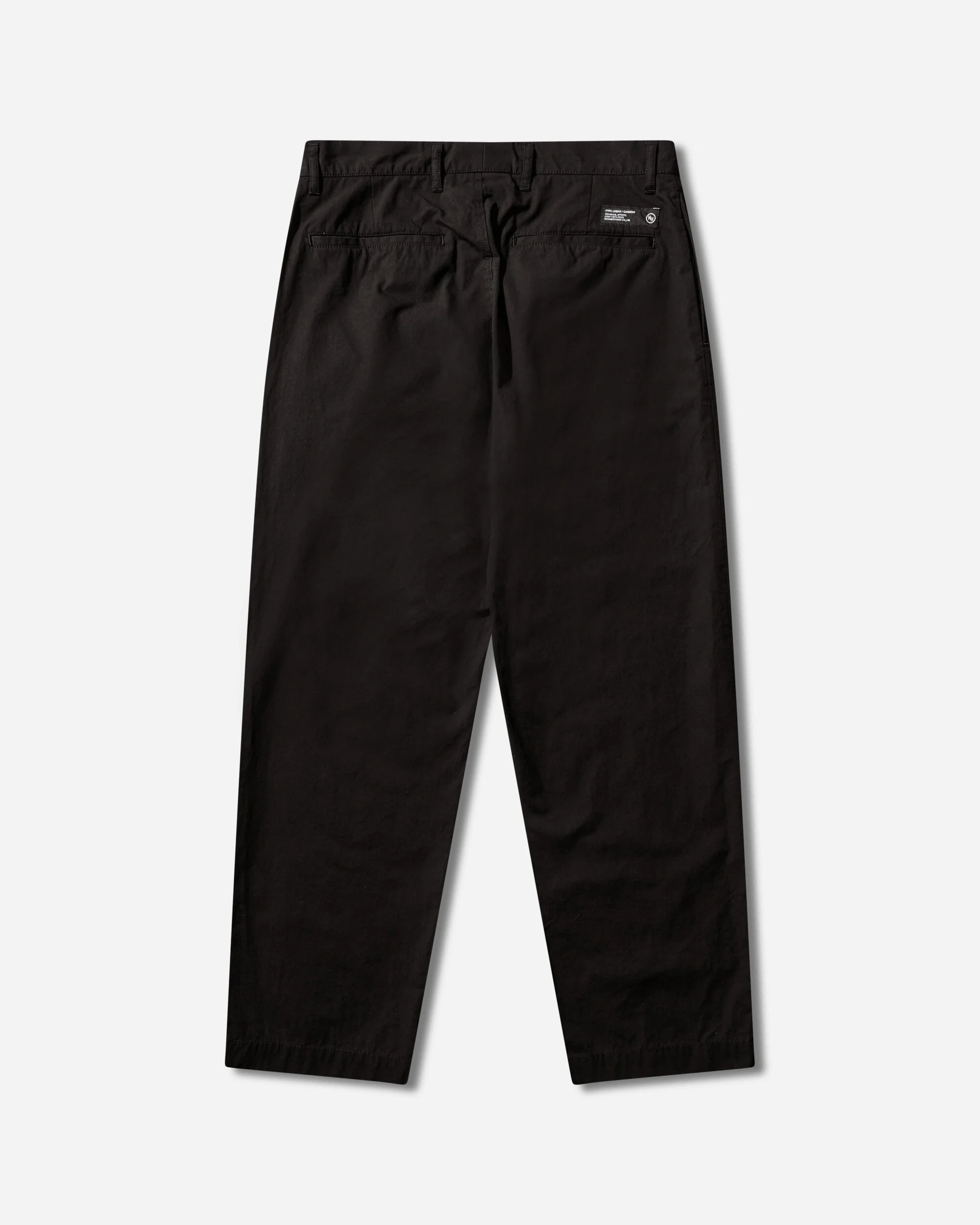 Men's Plain Pants Black - Image 2