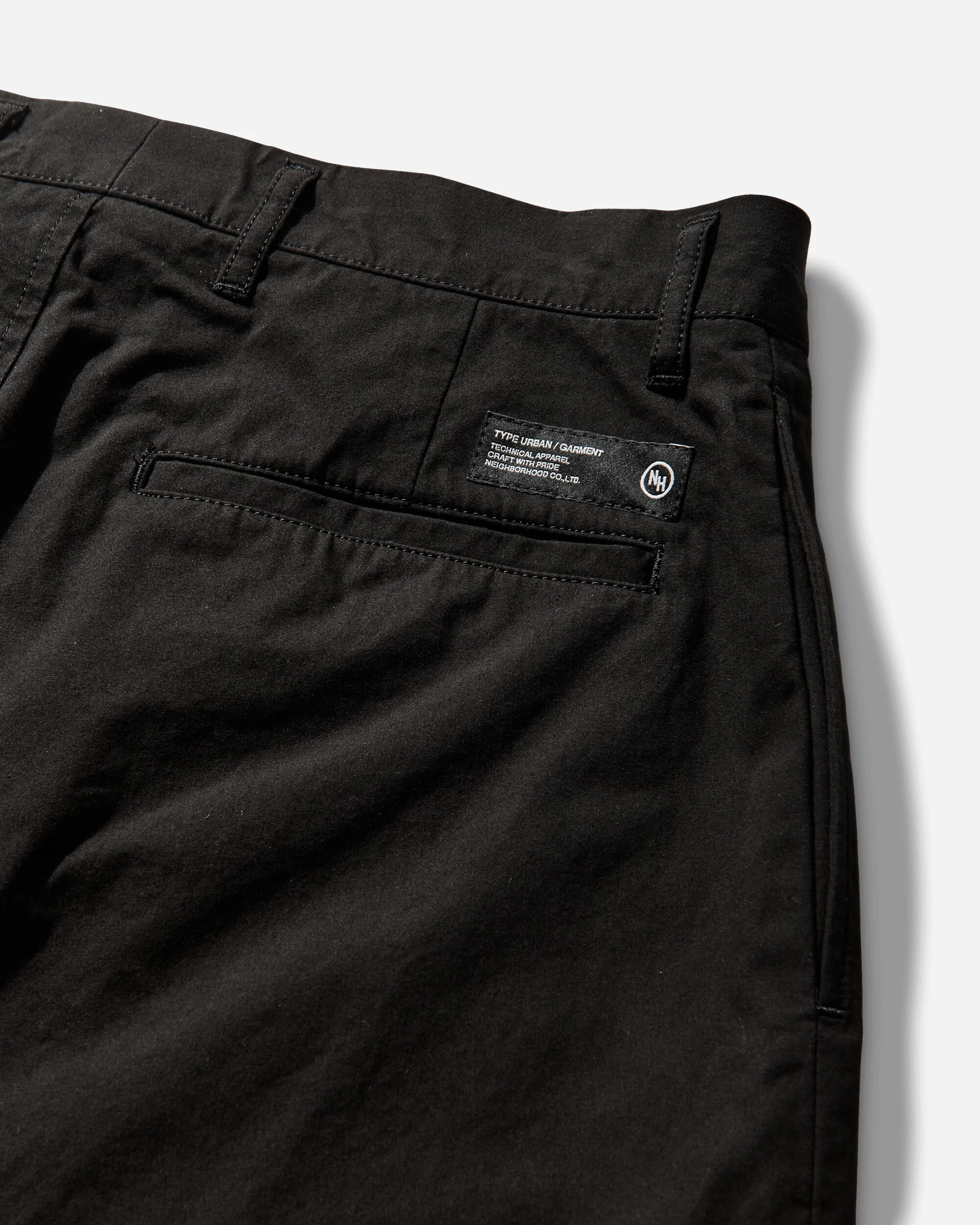 Men's Plain Pants Black - Image 3