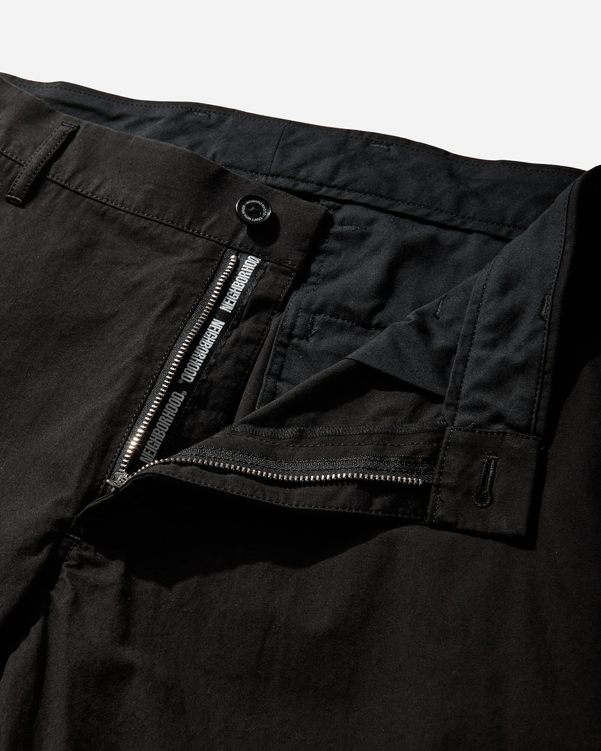 Men's Plain Pants Black - Image 4