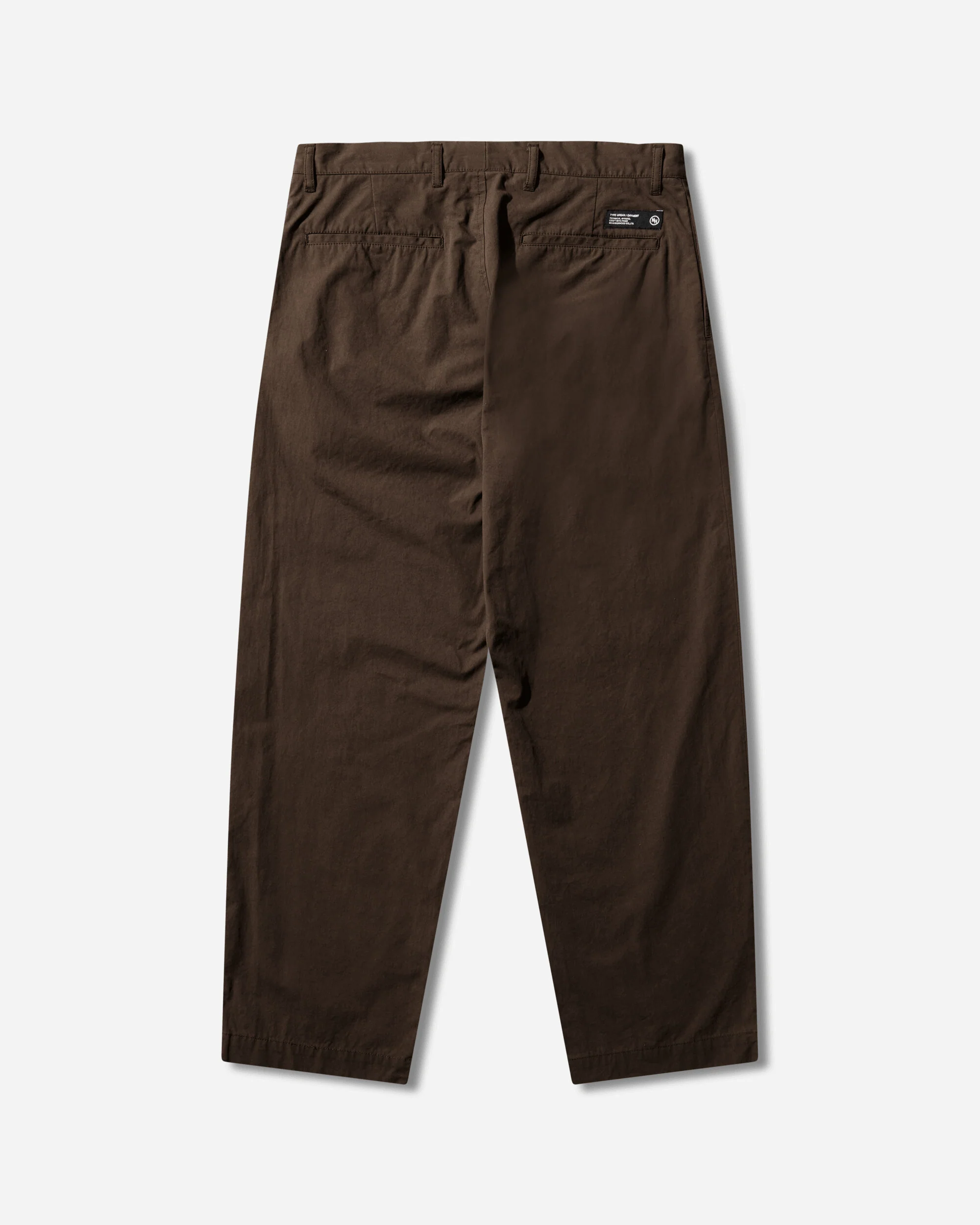 Men's Plain Pants Brown - Image 2