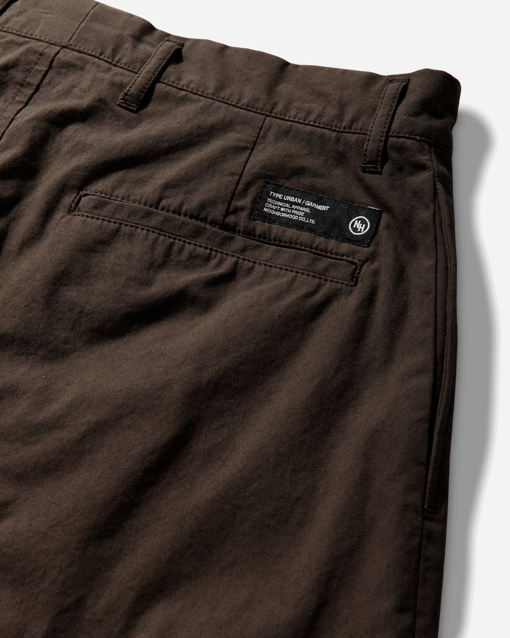 Men's Plain Pants Brown - Image 3