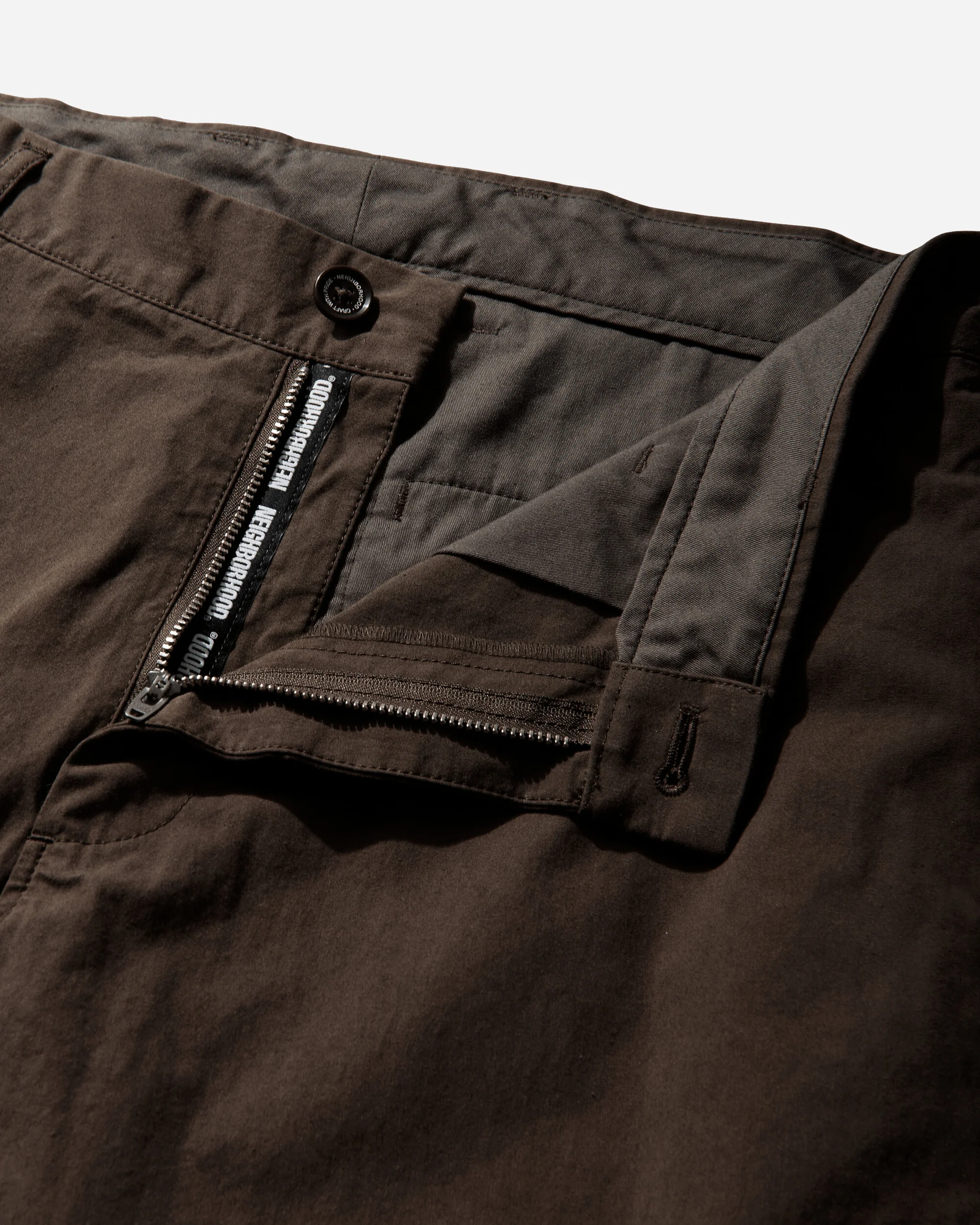 Men's Plain Pants Brown - Image 4