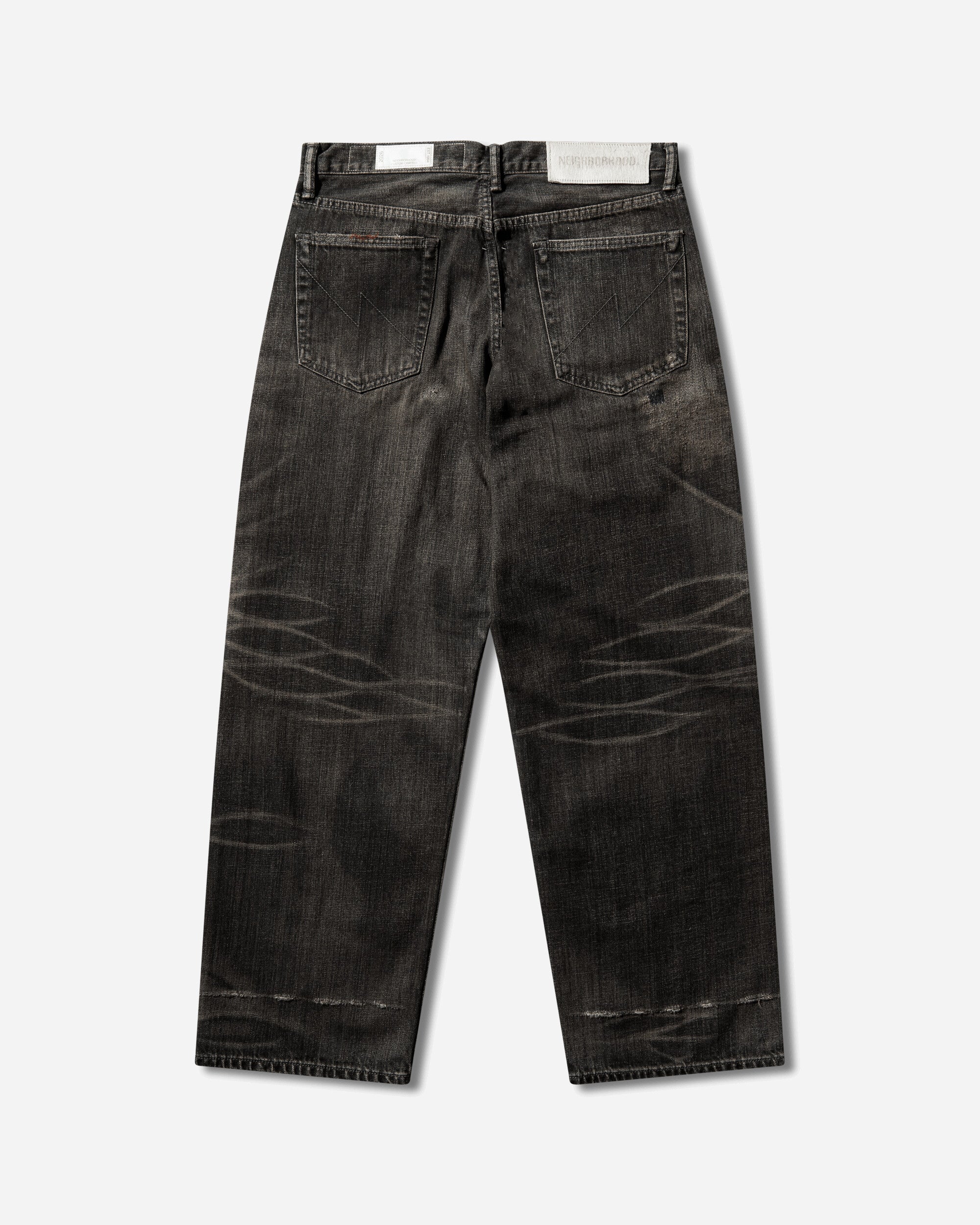 Men's Savage Denim DP Wide Pants Black - Image 2
