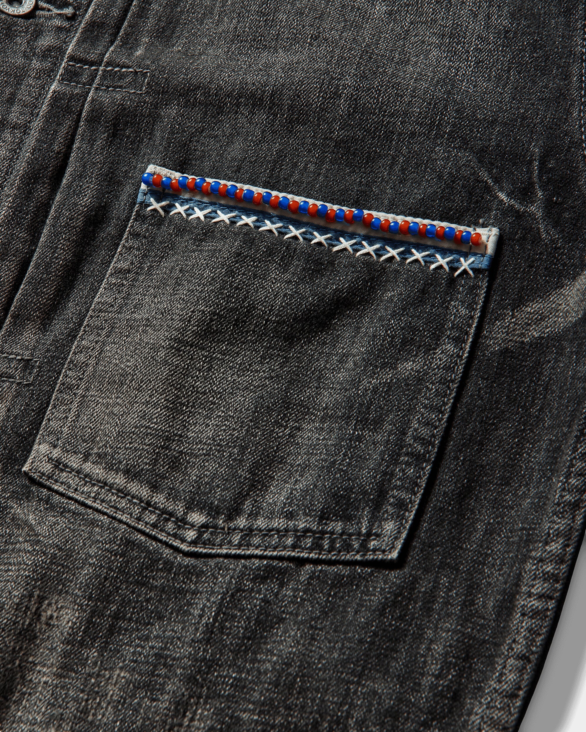 Men's Savage Denim Type-1 Jacket Black - Image 3