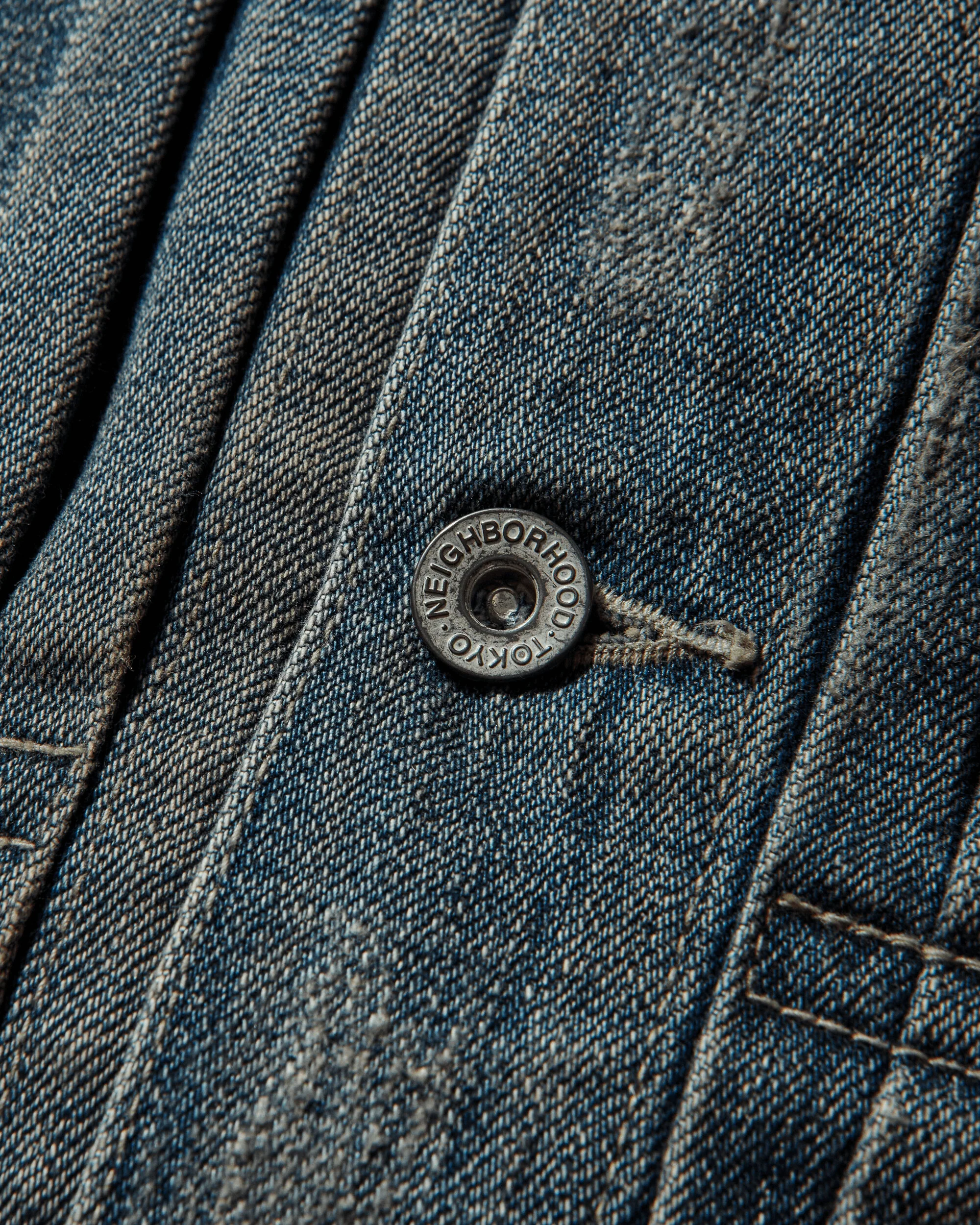 Men's Savage Denim Type-1 Jacket Indigo - Image 4