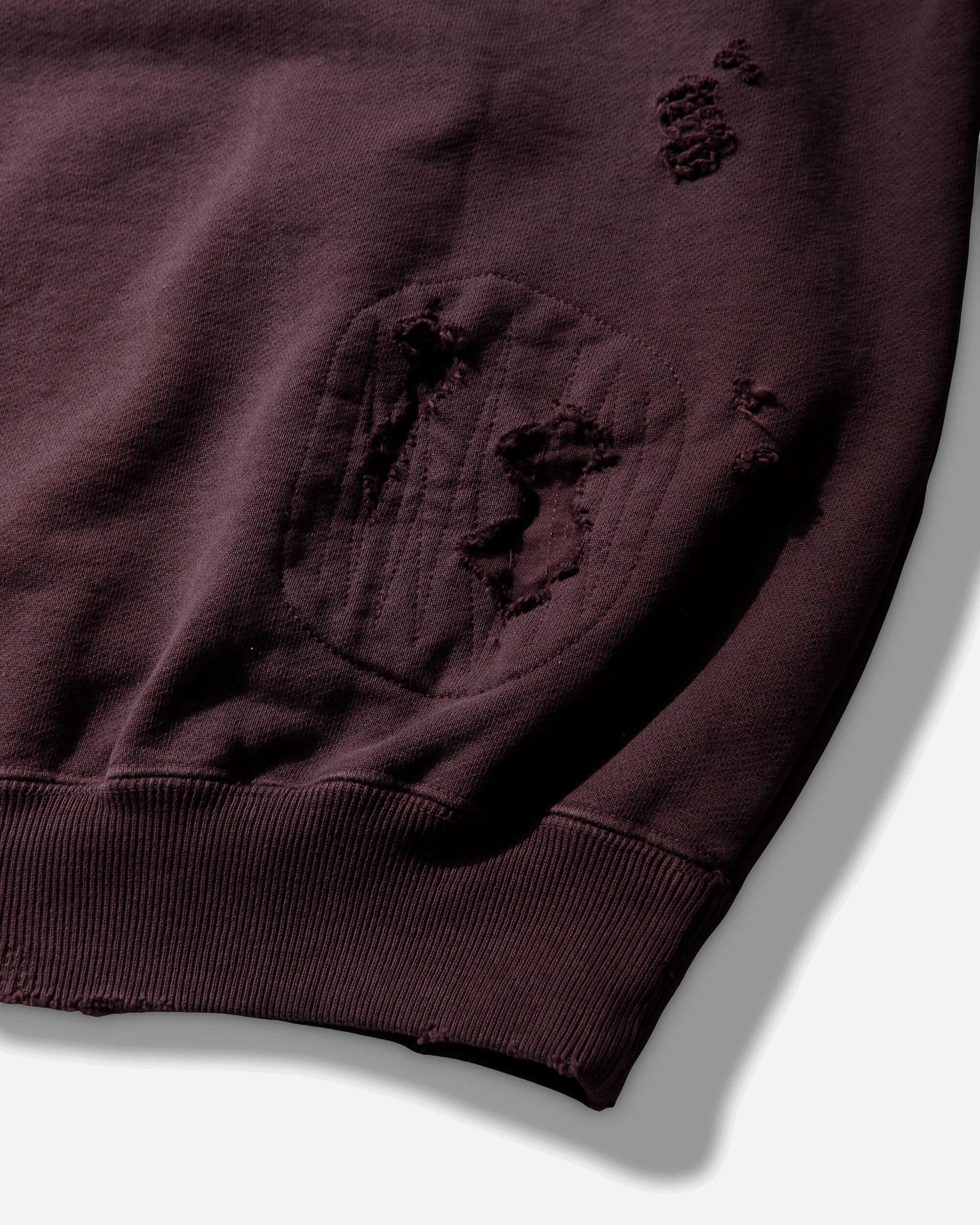 Men's Savage Sweat Hoodie Burgundy - Image 3