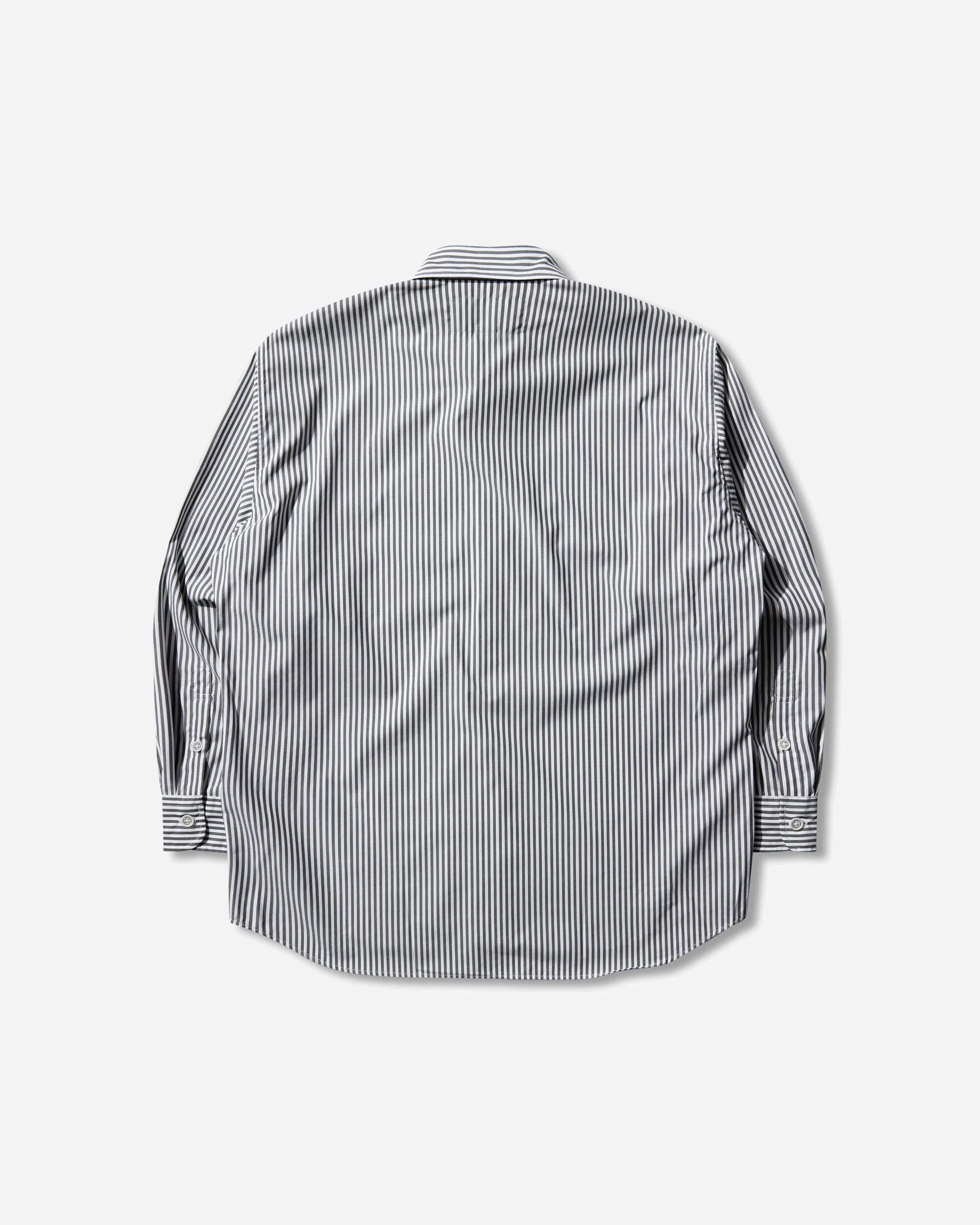 Men's Stripe Longsleeve Shirt Black - Image 2