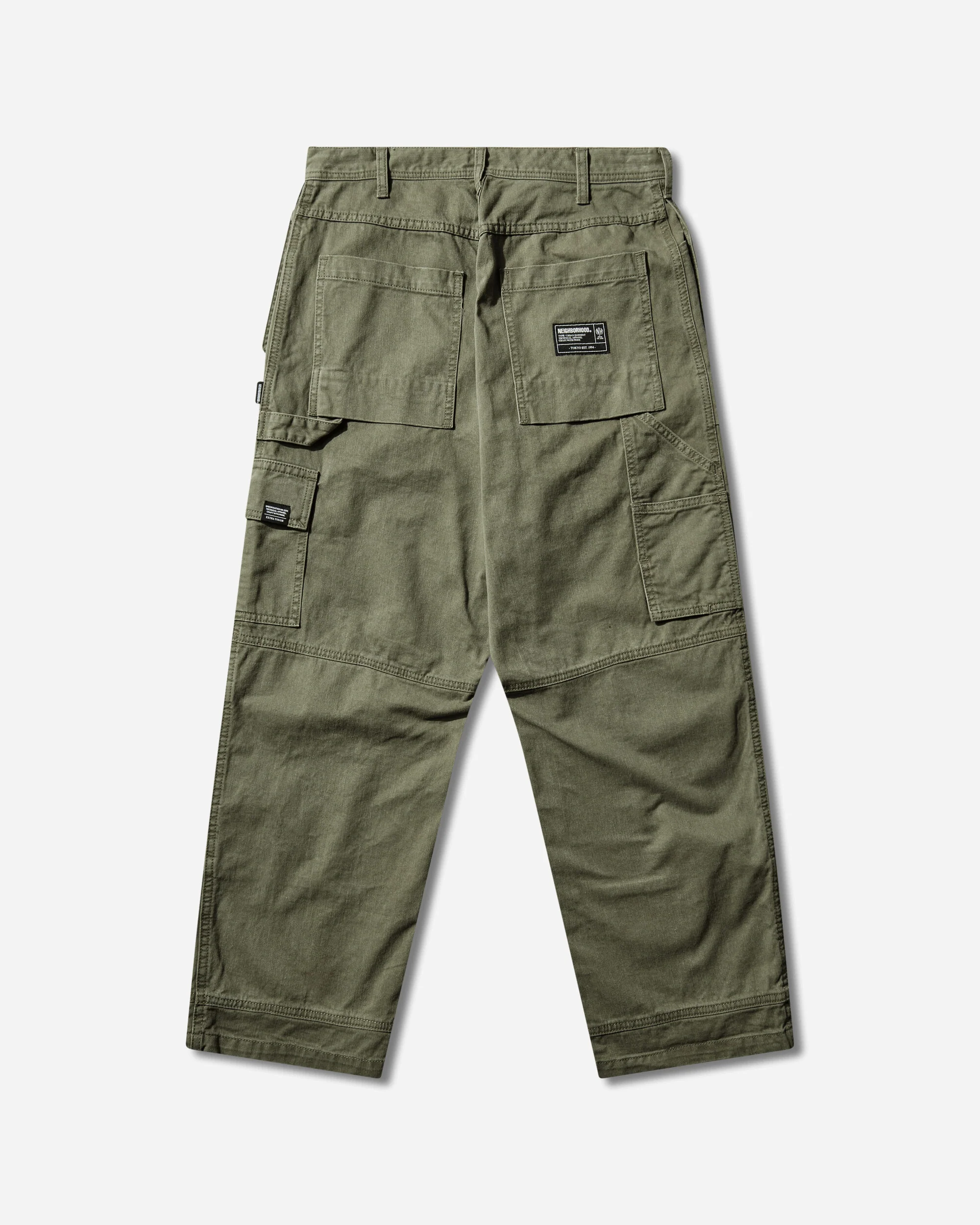 Men's Tool Pocket Utility Pants Olive - Image 2