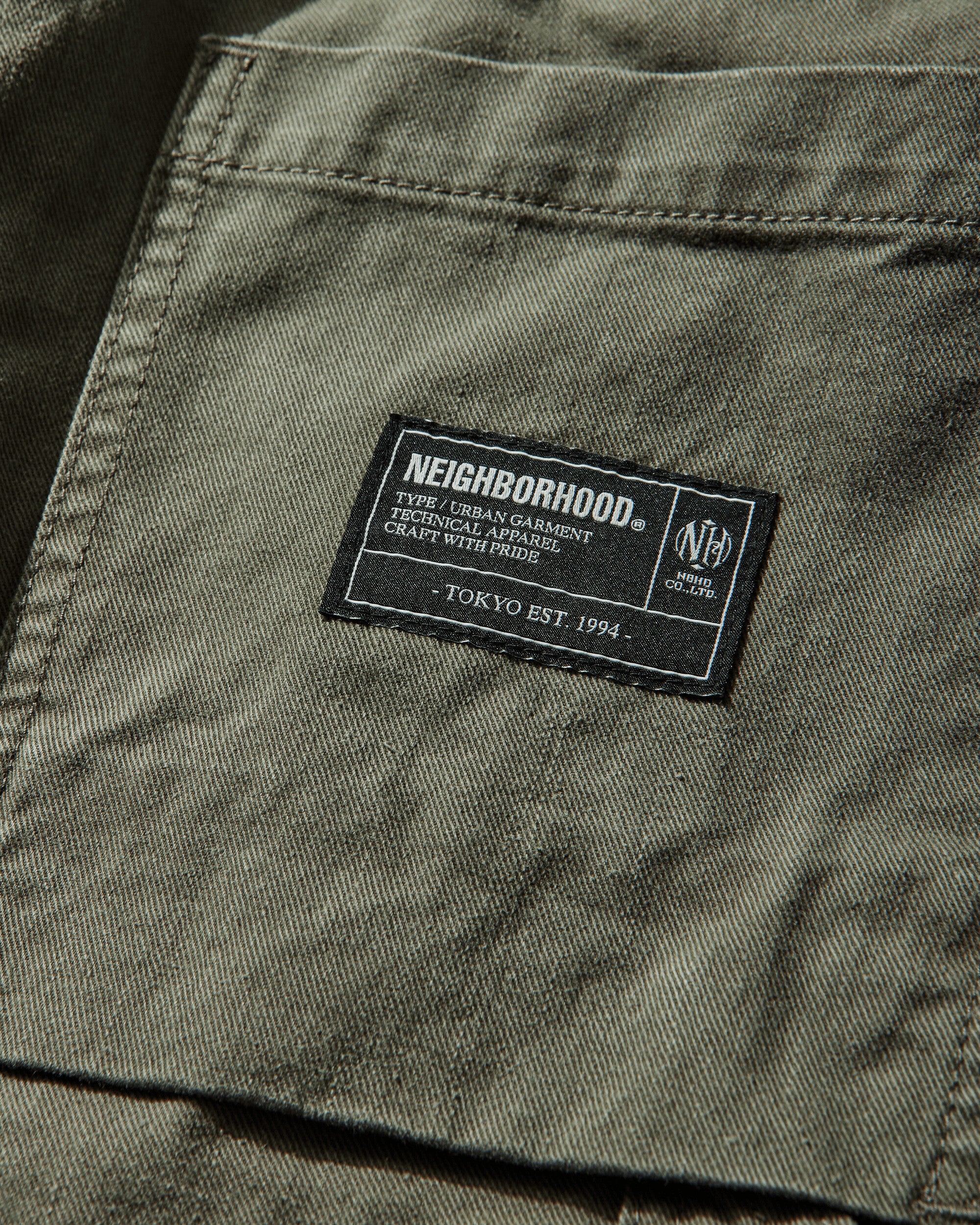 Men's Tool Pocket Utility Pants Olive - Image 3