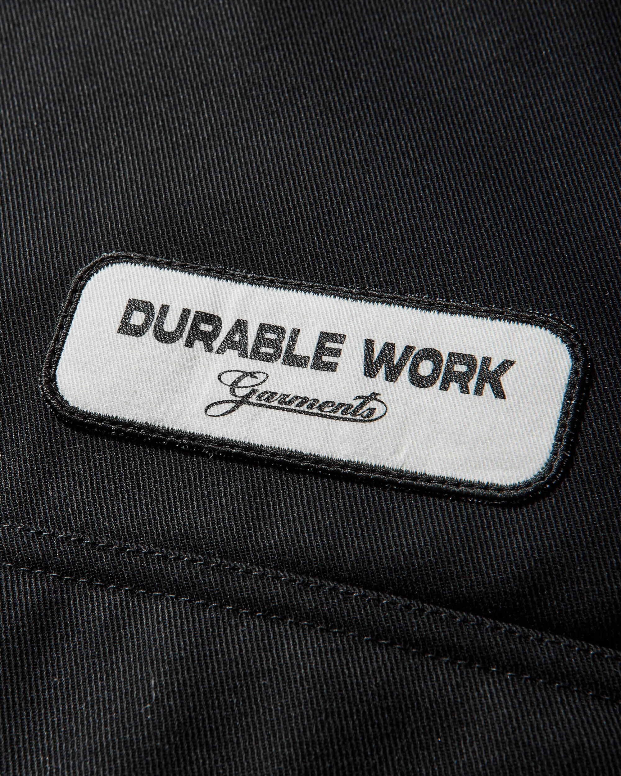 Men's Zip Work Jacket Black - Image 3