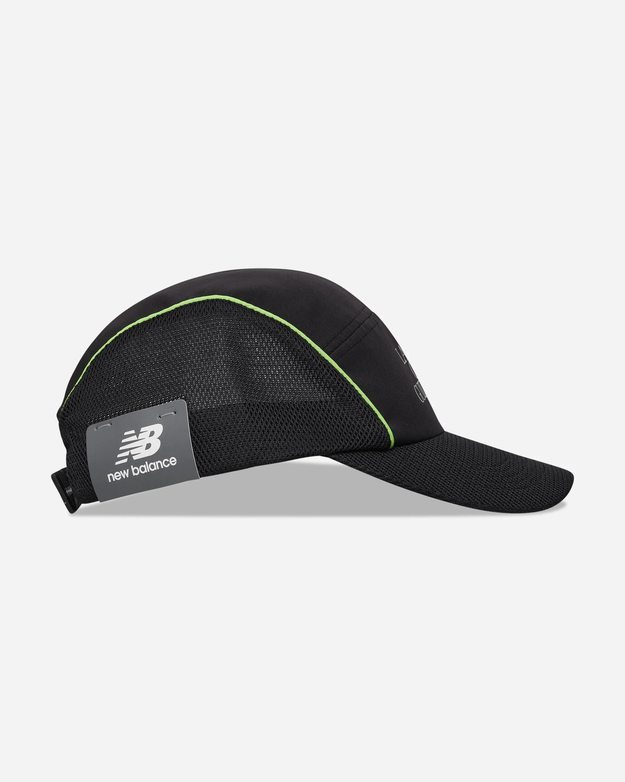Lack of Guidance 5 Panel Cap Black / Energy Lime - Image 6