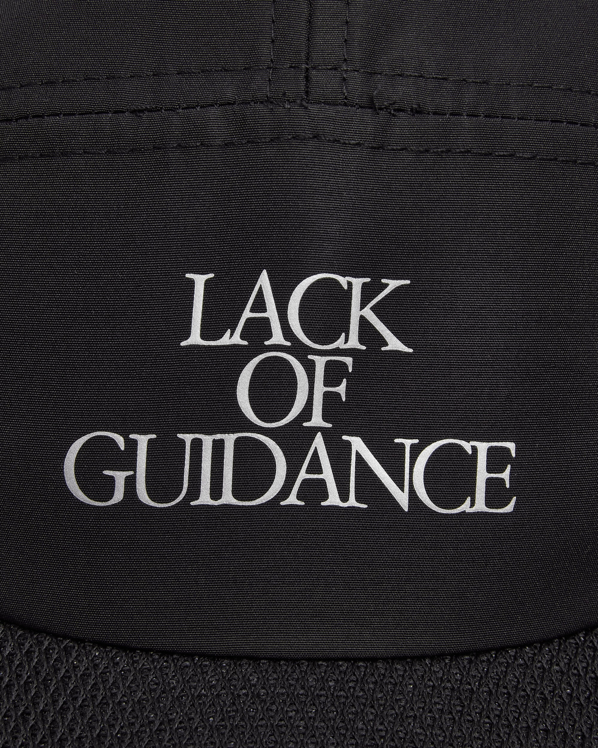 Lack of Guidance 5 Panel Cap Black / Energy Lime - Image 8