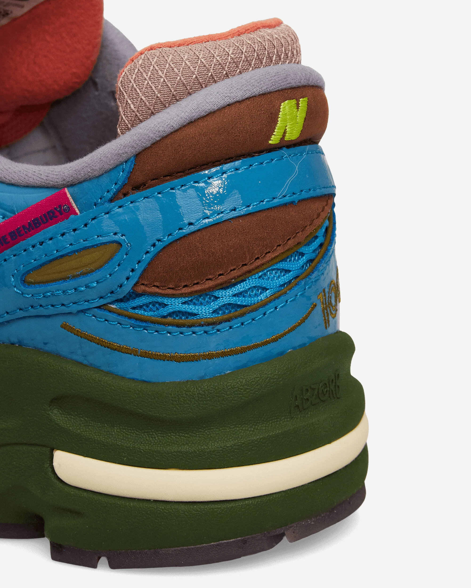 Salehe Bembury 1000 Sneakers Blue / Lime / Red - Image 6