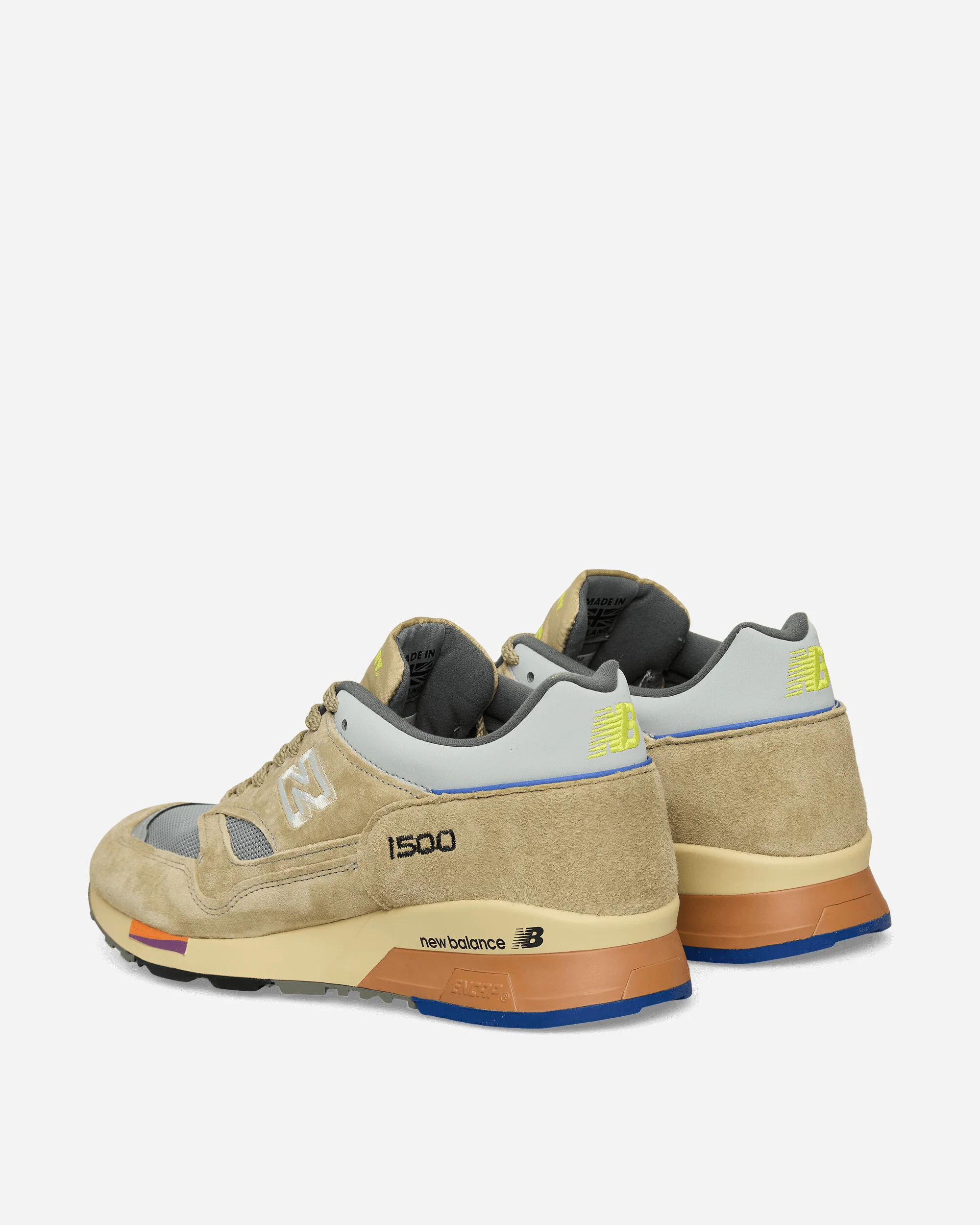 Salehe Bembury MADE in UK 1500 Sneakers Brown / Grey / Blue - Image 4