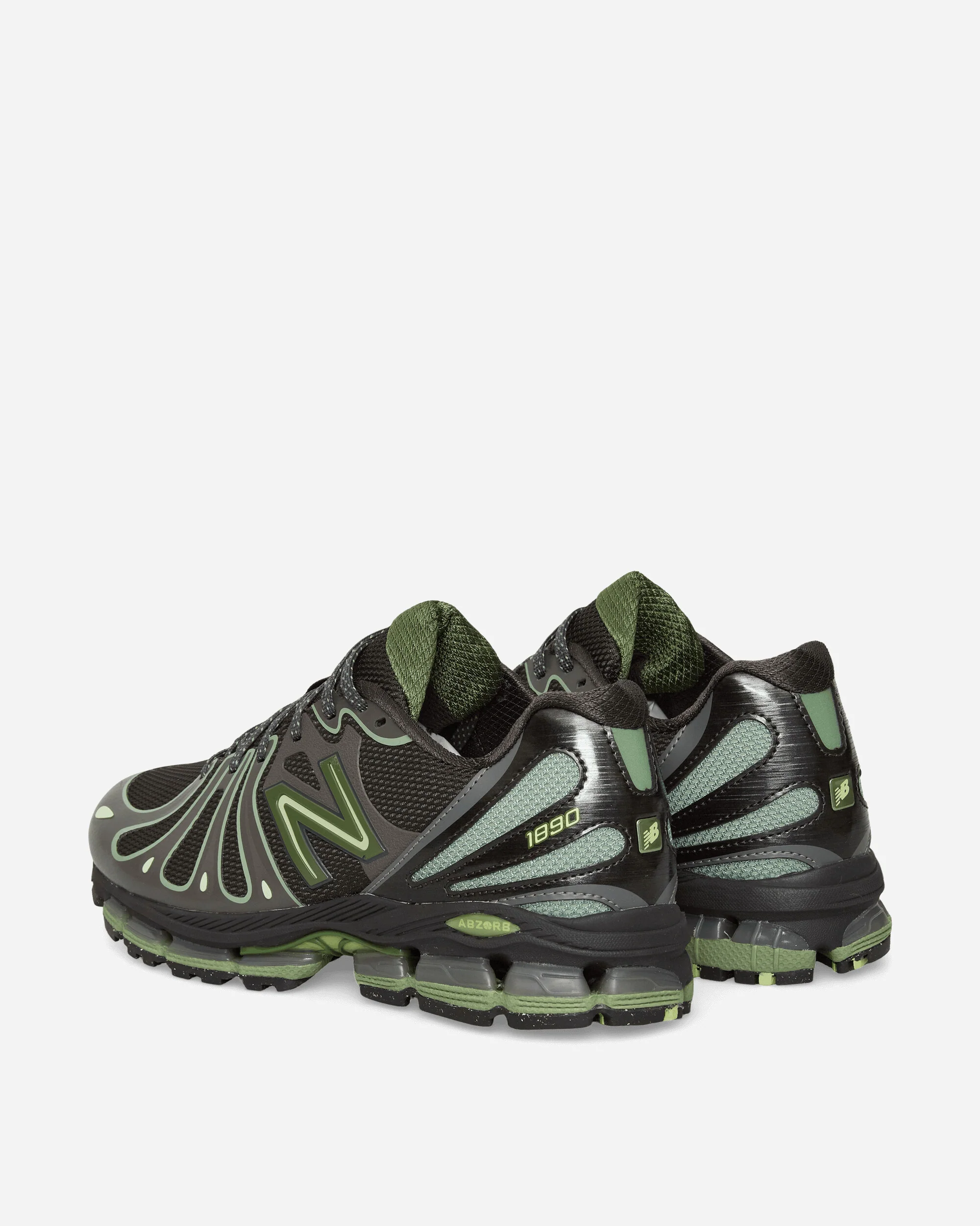ABZORB 1890 Sneakers Faded Black / Utility Green - Image 4