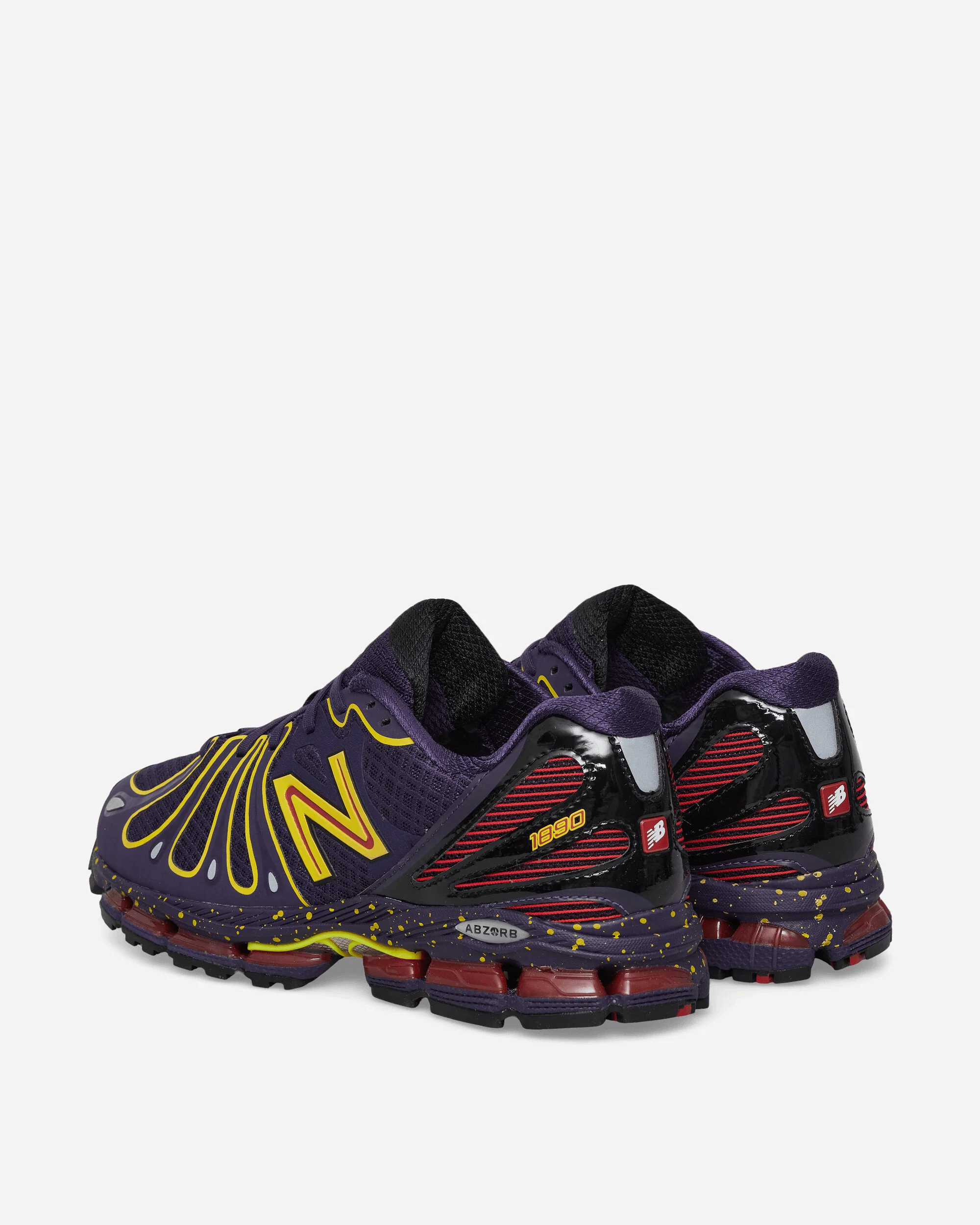 ABZORB 1890 Sneakers Boysenberry / Punch Yellow - Image 4