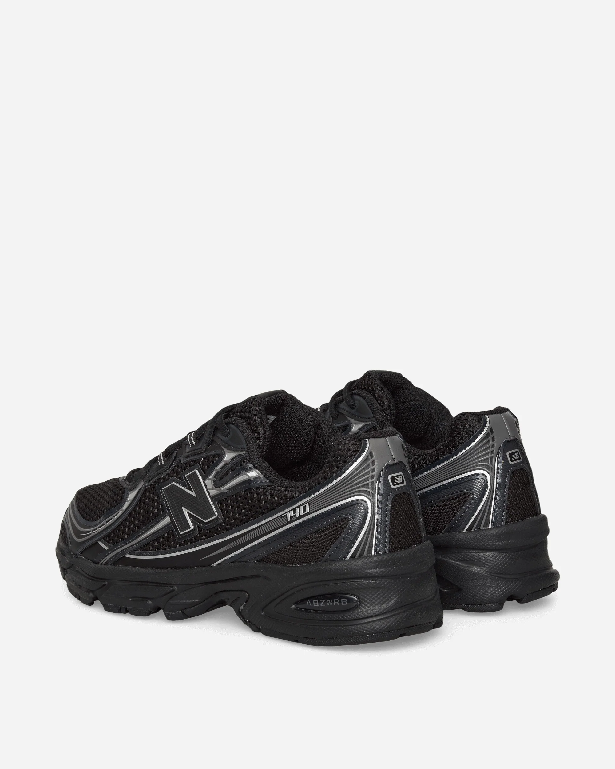 740 Sneakers Black / Silver Metallic - Image 4