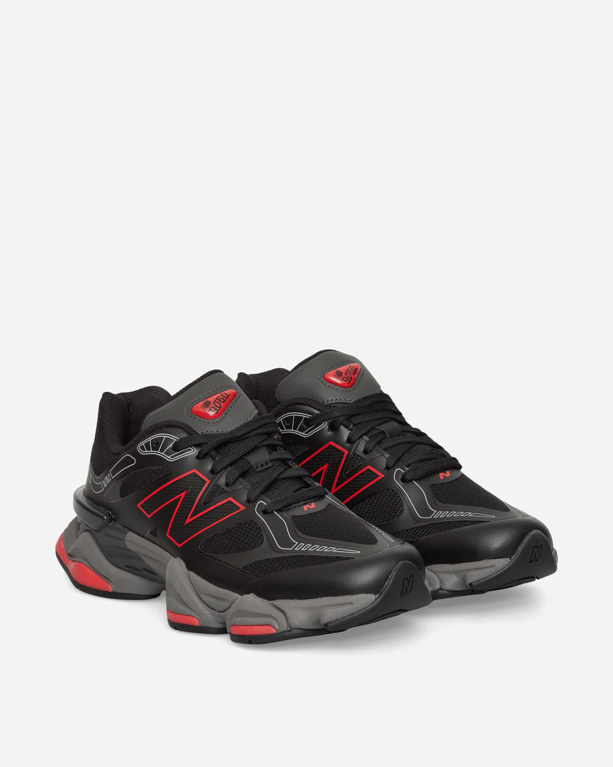 9060 Sneakers Black / Fire Cracker - Image 2