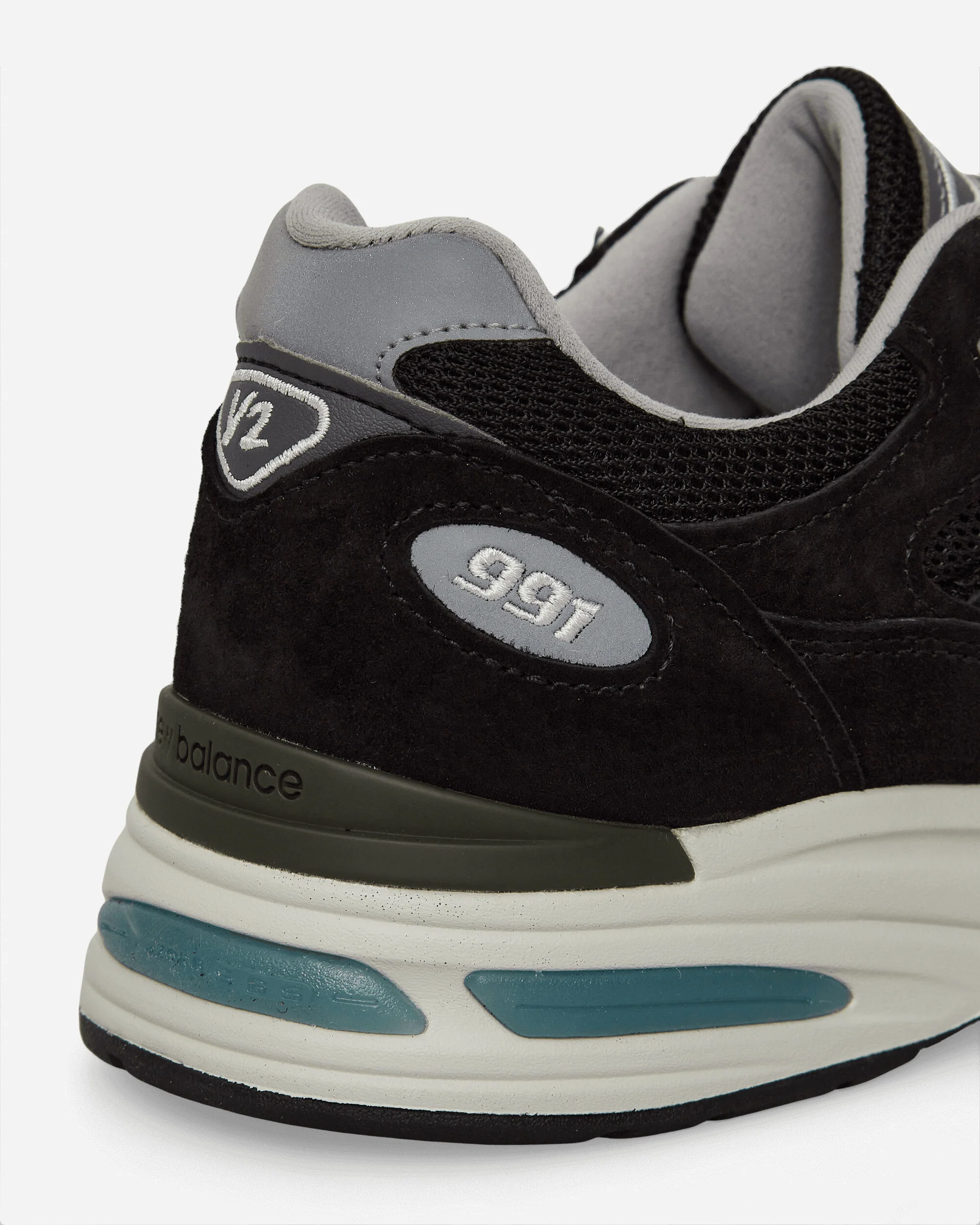 Made in UK 991v2 Sneakers Black / Smoked Pearl / Silver - Image 6