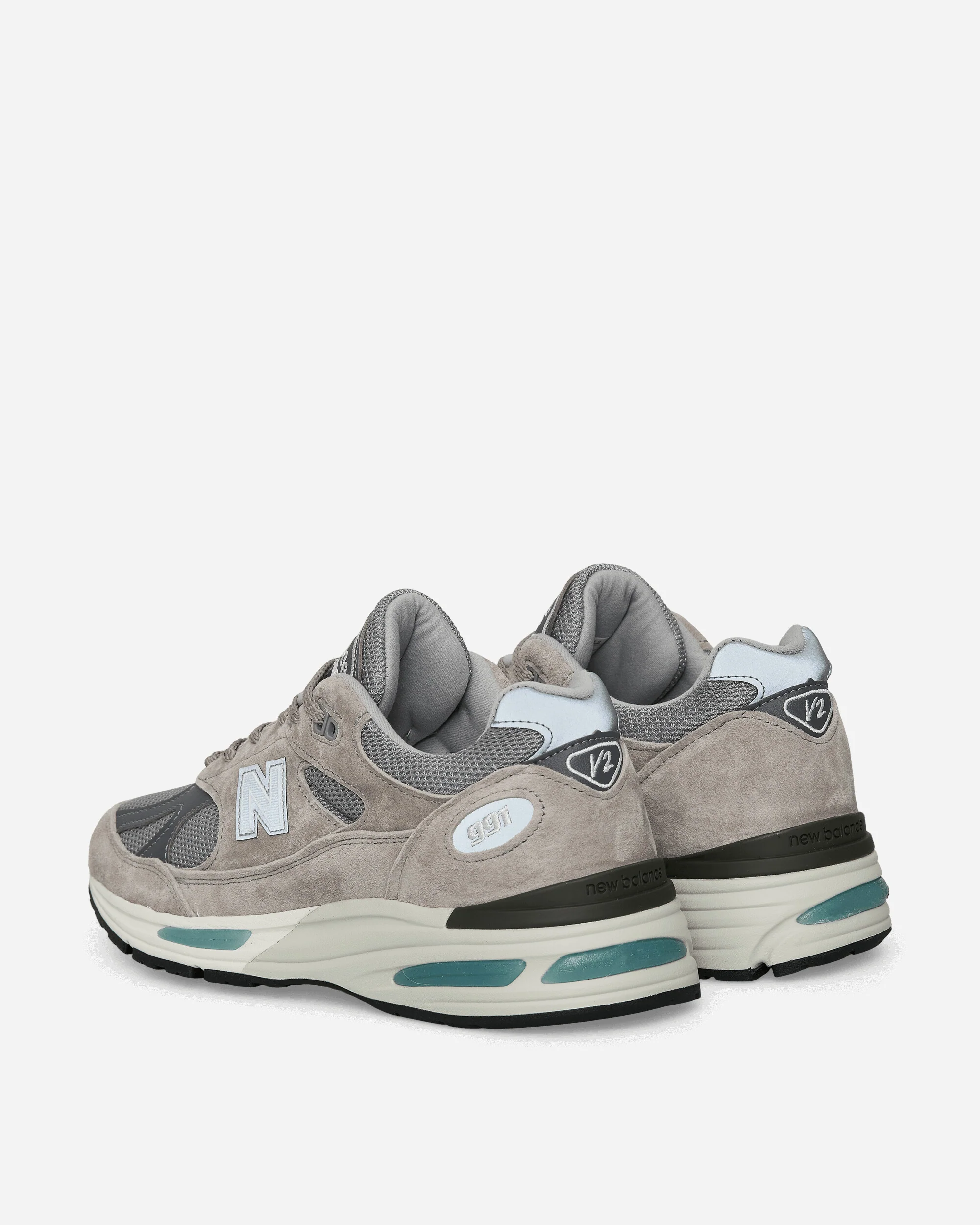 Made in UK 991v2 Sneakers Dove / Alloy / Silver - Image 4