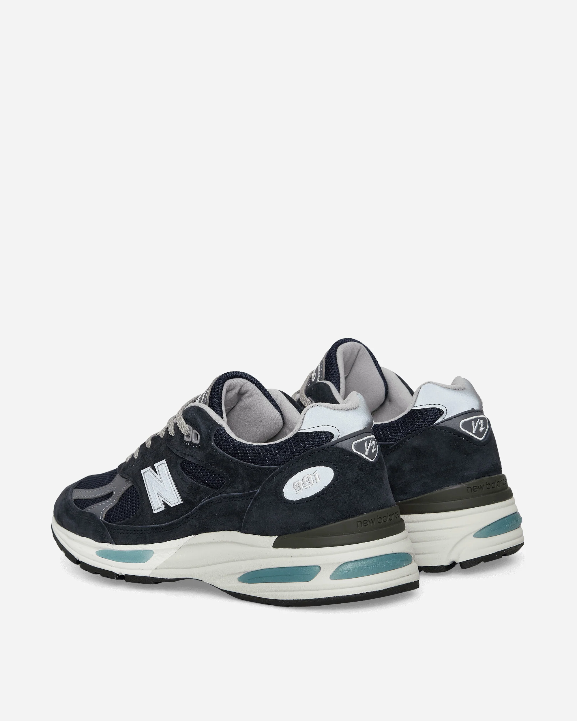 Made in UK 991v2 Sneakers Dark Navy / Smoked Pearl / Silver - Image 4