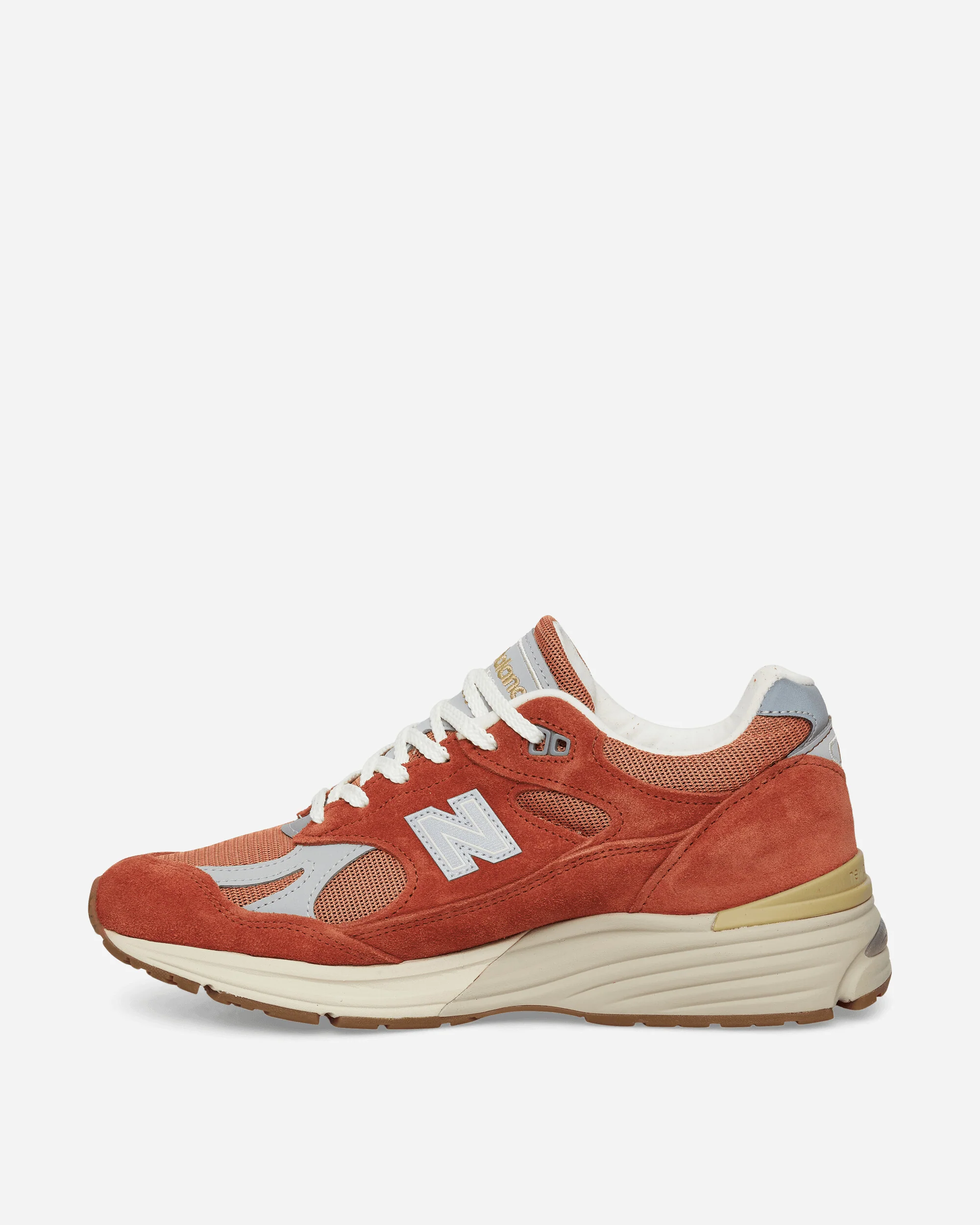 Made in UK 991v2 Vintage Sports Sneakers Potters Clay / Raw Sienna / Harbor Mist - Image 3