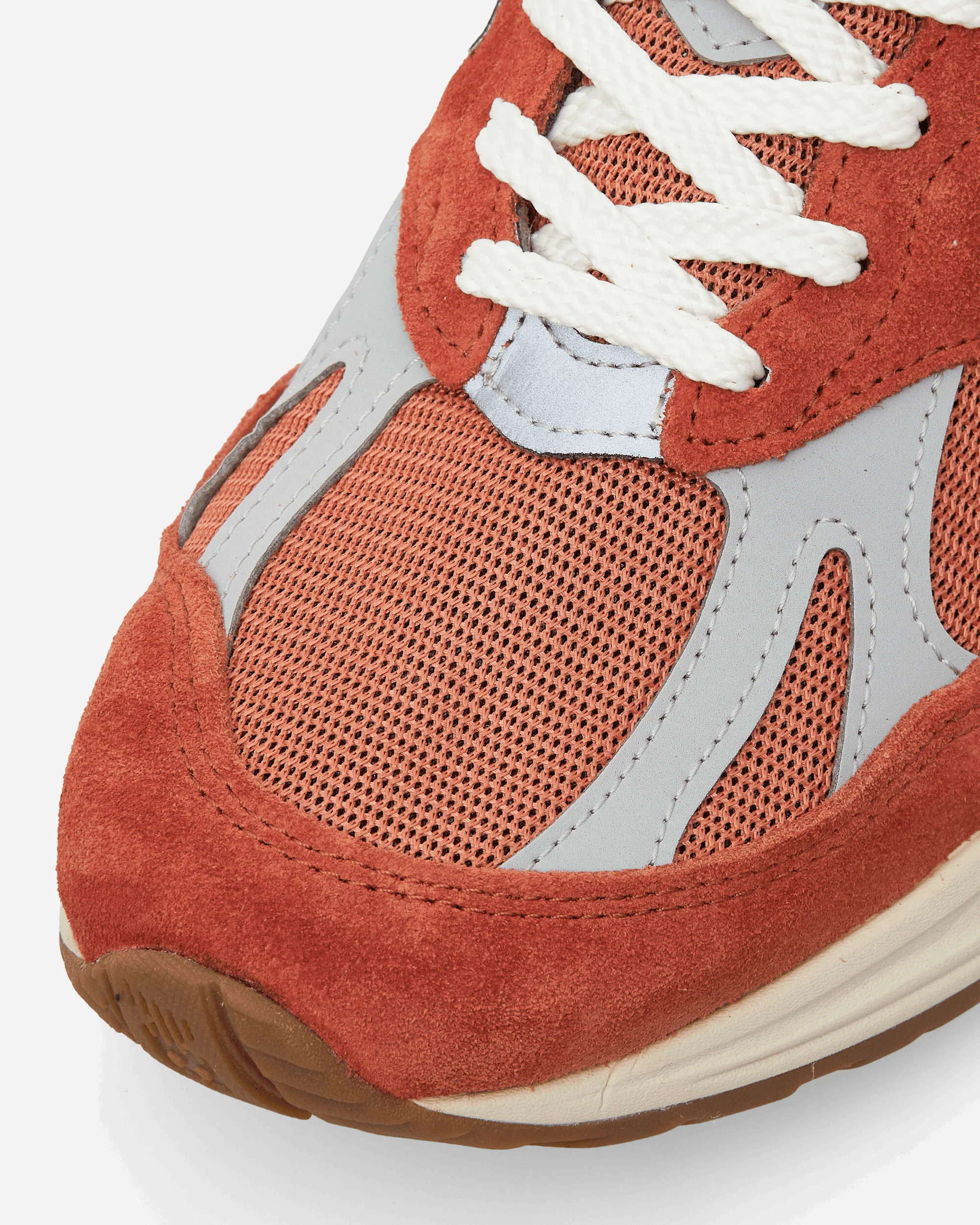 Made in UK 991v2 Vintage Sports Sneakers Potters Clay / Raw Sienna / Harbor Mist - Image 6