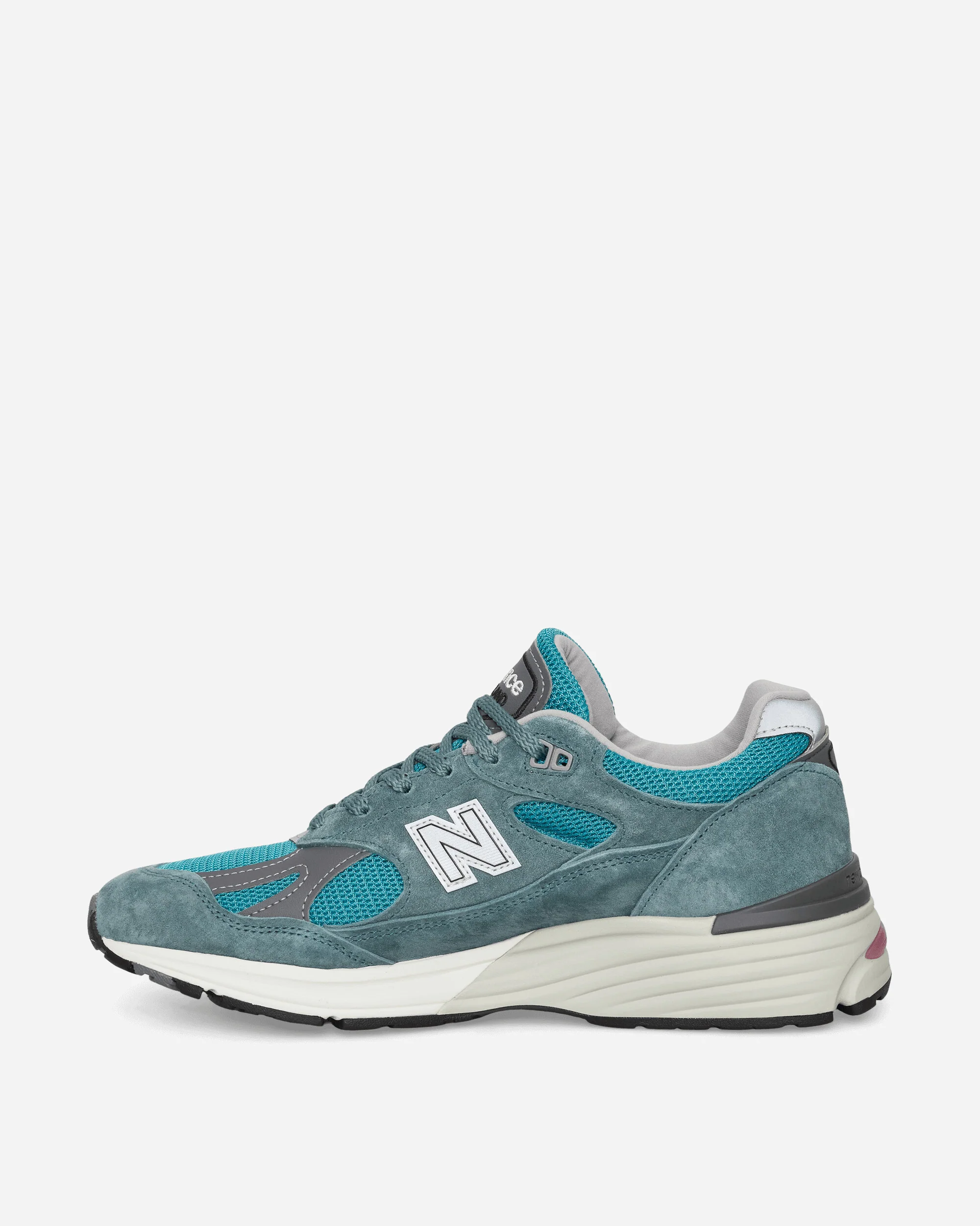 Made in UK 991v2 Sneakers Porcelain Green / Trooper / Silver - Image 3