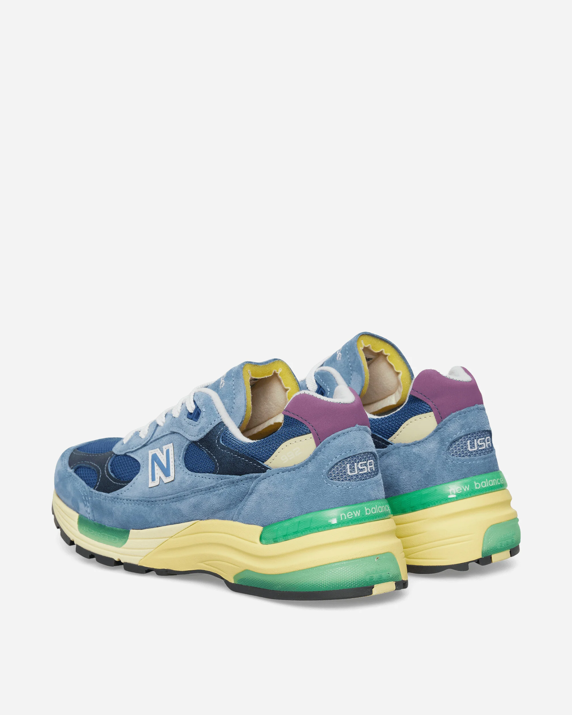 Made in USA 992 Sneakers Sea Stone / Green Apple / Maize - Image 4