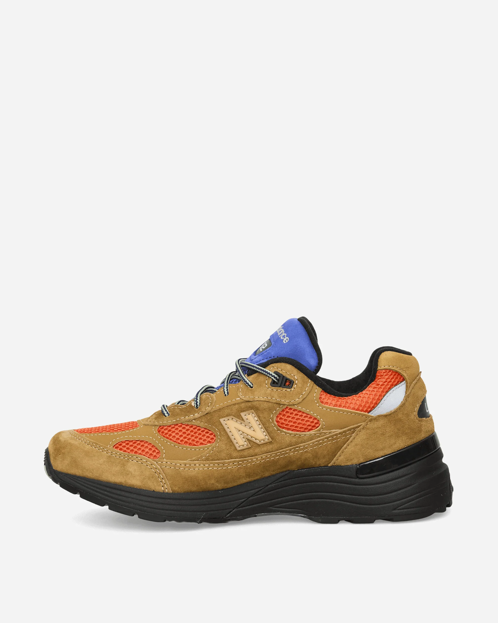 Action Bronson Made in USA 992 Sneakers Tan / Blue / Orange - Image 3