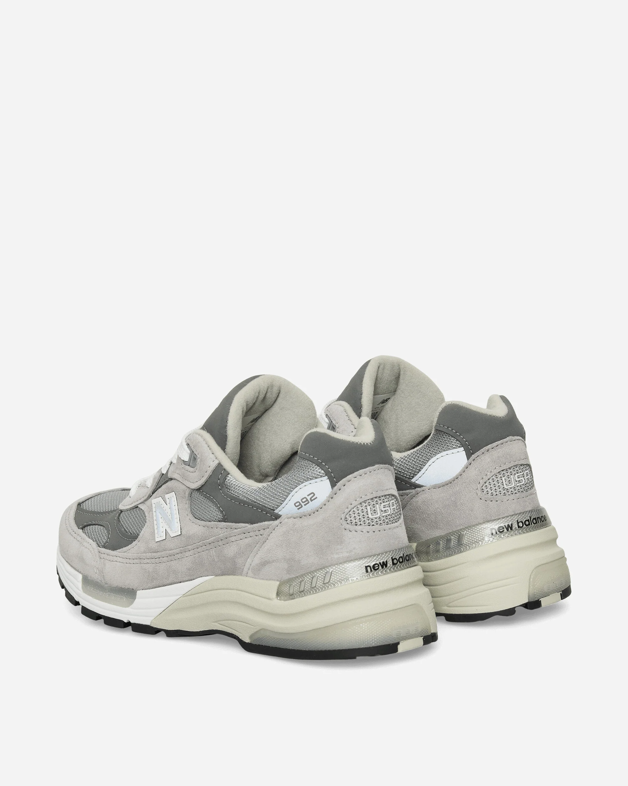 Made in USA 992 Core Sneakers Grey / Silver Metallic - Image 4