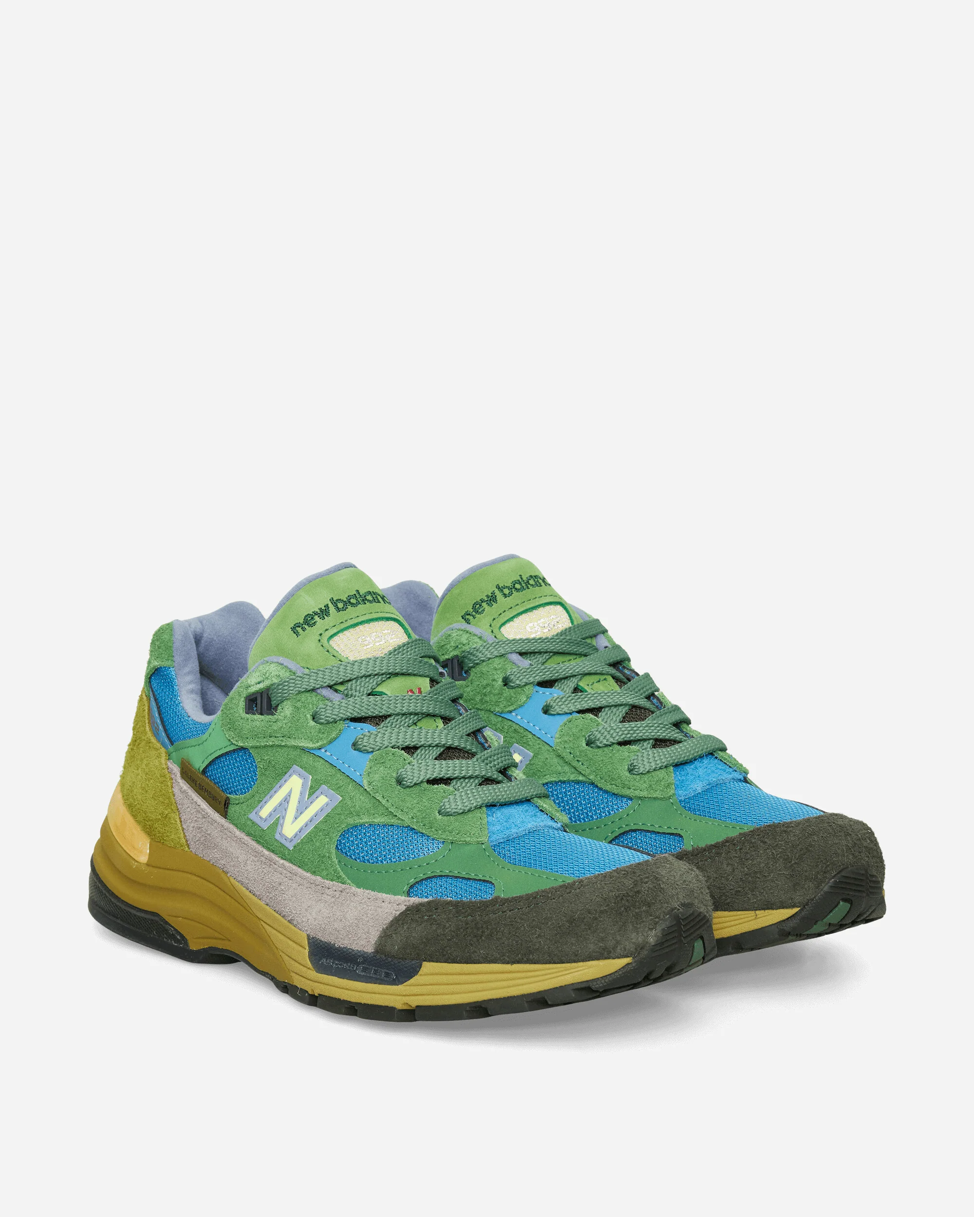 Salehe Bembury MADE in USA 992 Sneakers Green / Sky Blue - Image 2