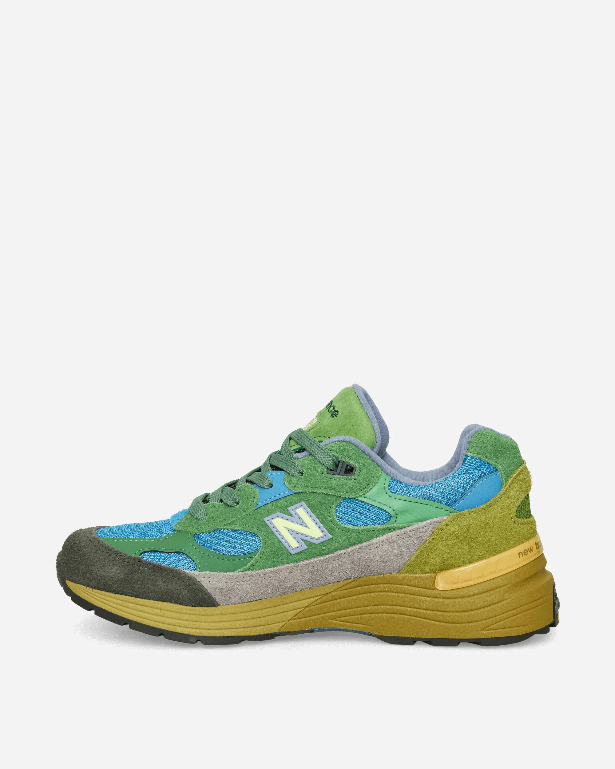 Salehe Bembury MADE in USA 992 Sneakers Green / Sky Blue - Image 3