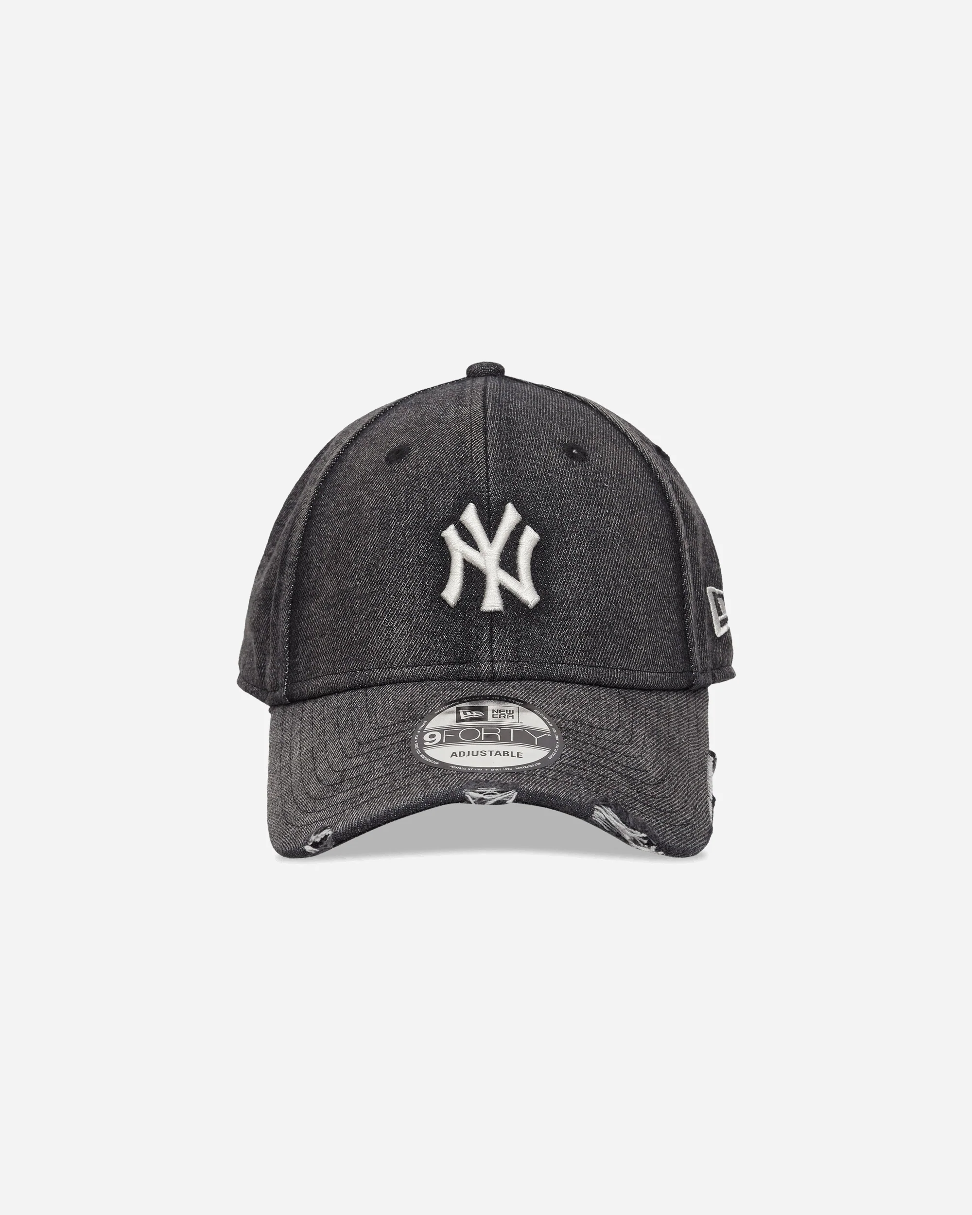 New York Yankees MLB Acid Wash 9FORTY Adjustable Cap Black - Image 3