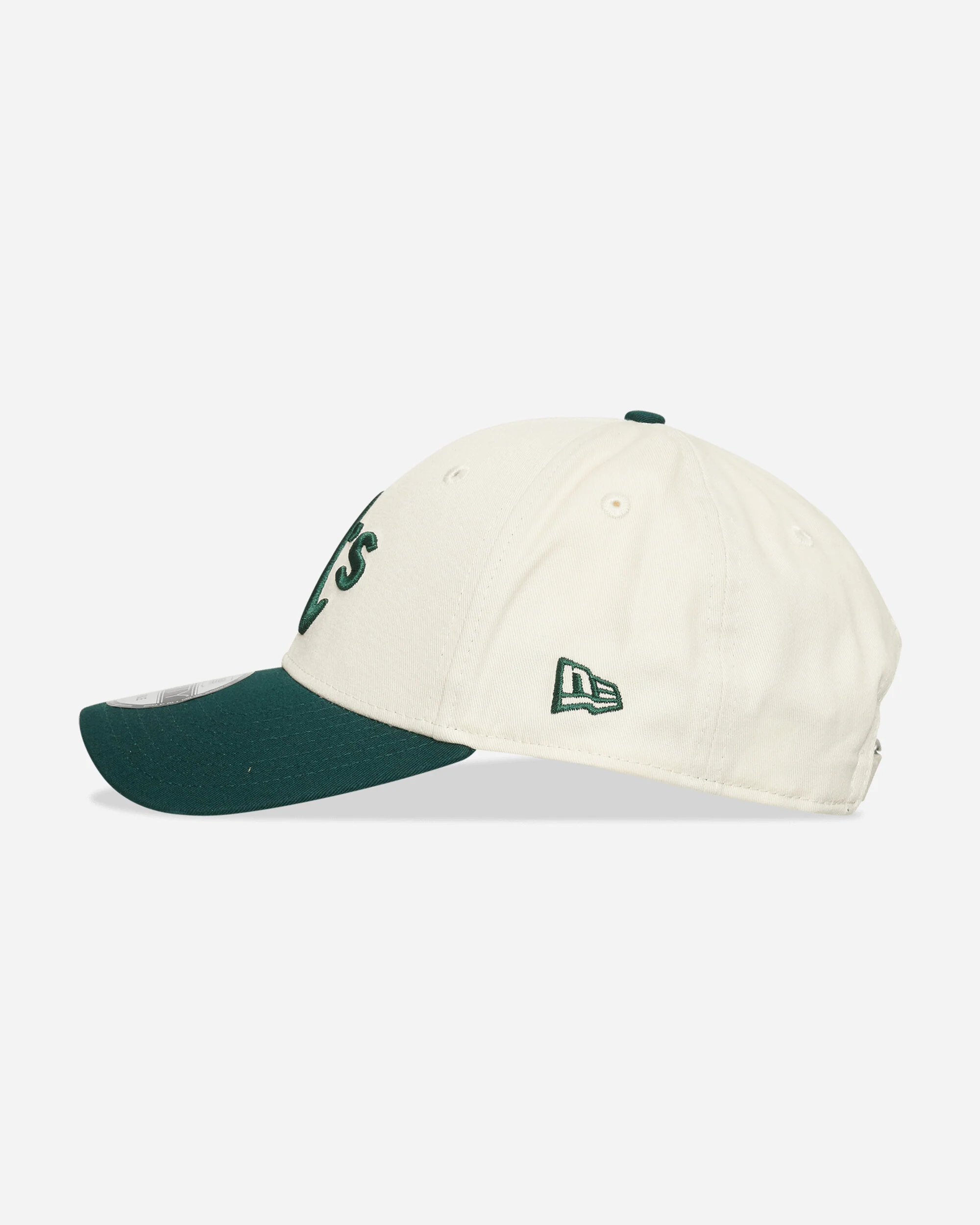 Oakland Athletics Colour Block 9FORTY Adjustable Cap Cream - Image 3