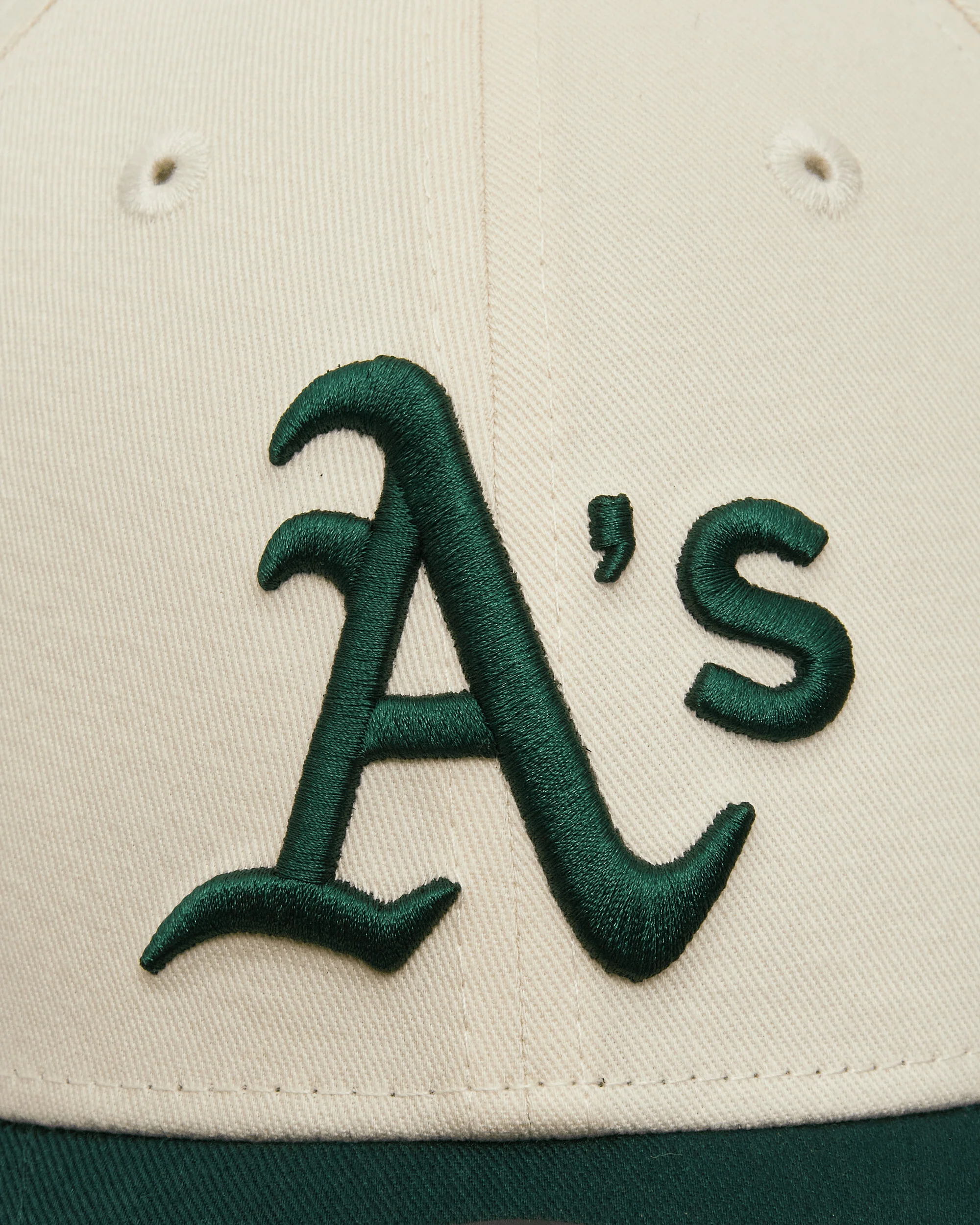 Oakland Athletics Colour Block 9FORTY Adjustable Cap Cream - Image 6