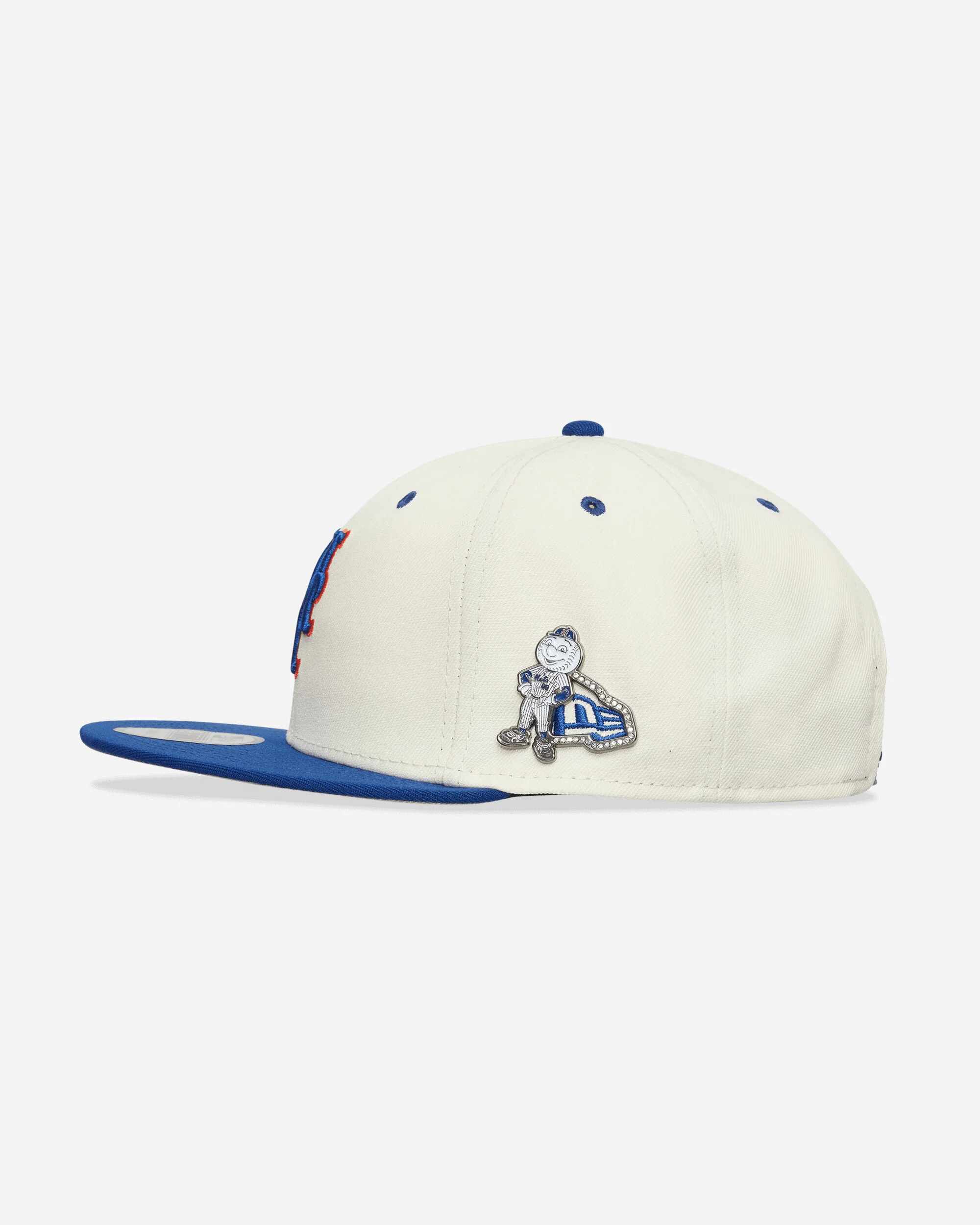 New York Mets MLB Mascot Pin 9FIFTY Snapback Adjustable Cap Blue - Image 3