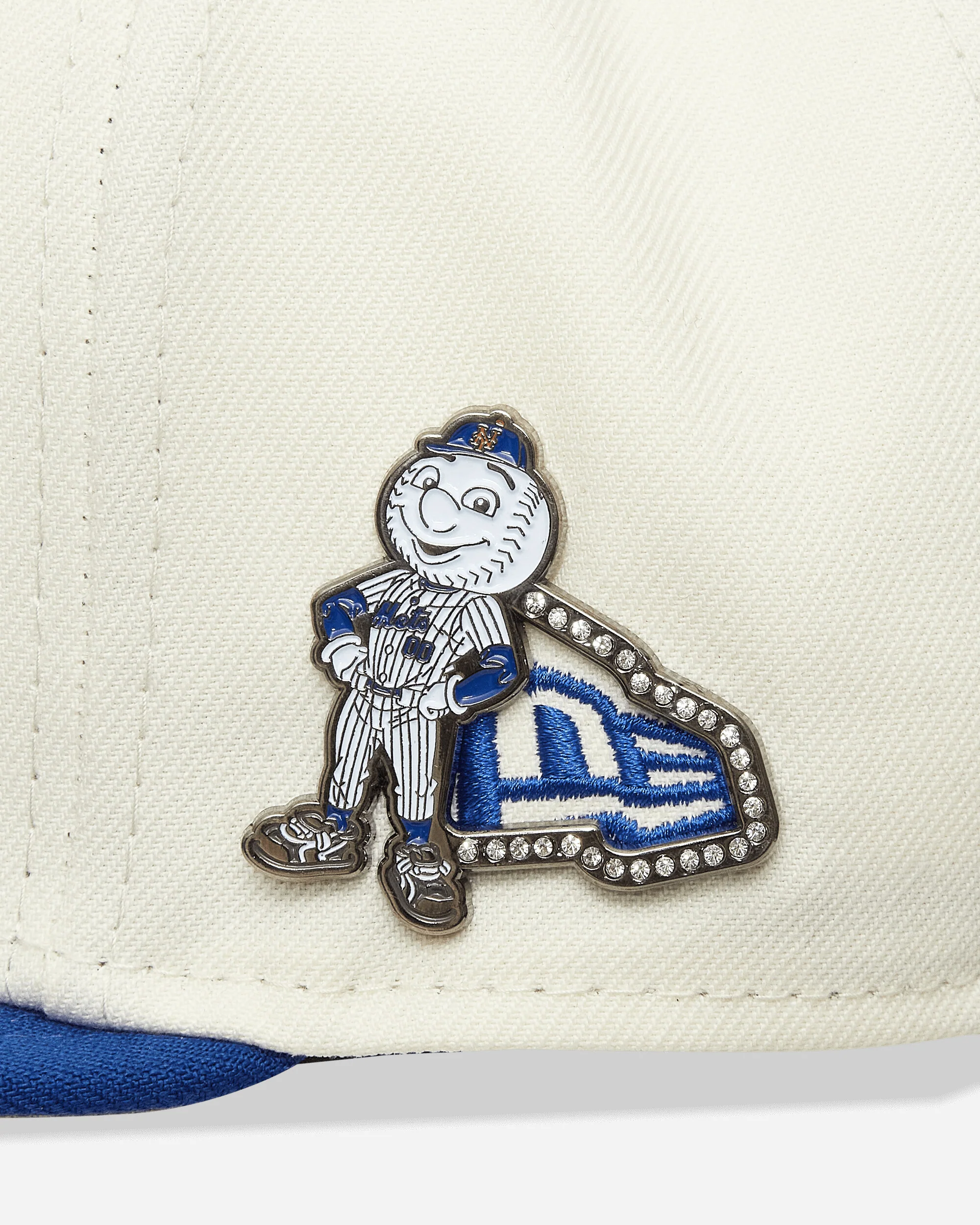New York Mets MLB Mascot Pin 9FIFTY Snapback Adjustable Cap Blue - Image 7