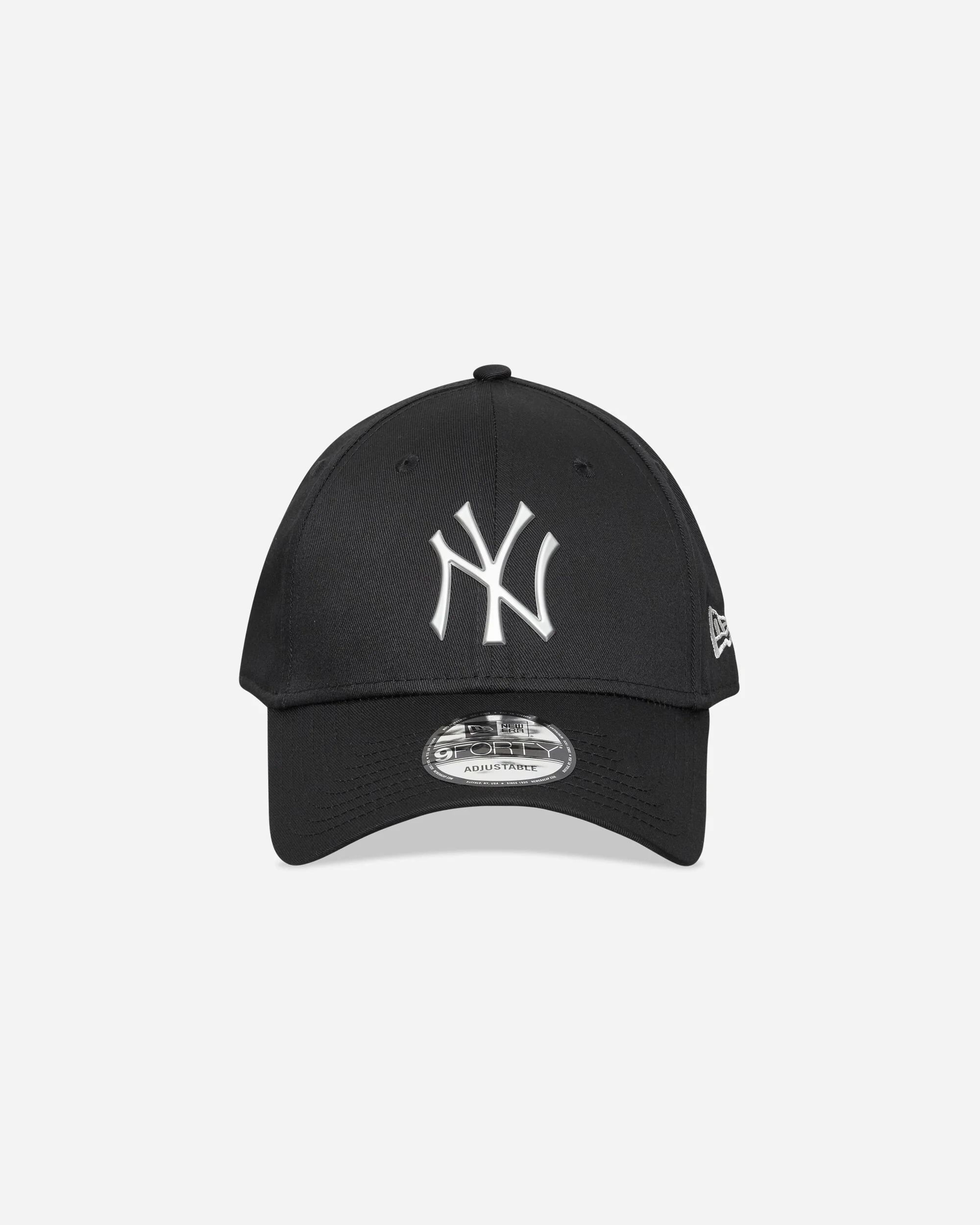 New York Yankees MLB Metallic 9FORTY Cap Black - Image 2
